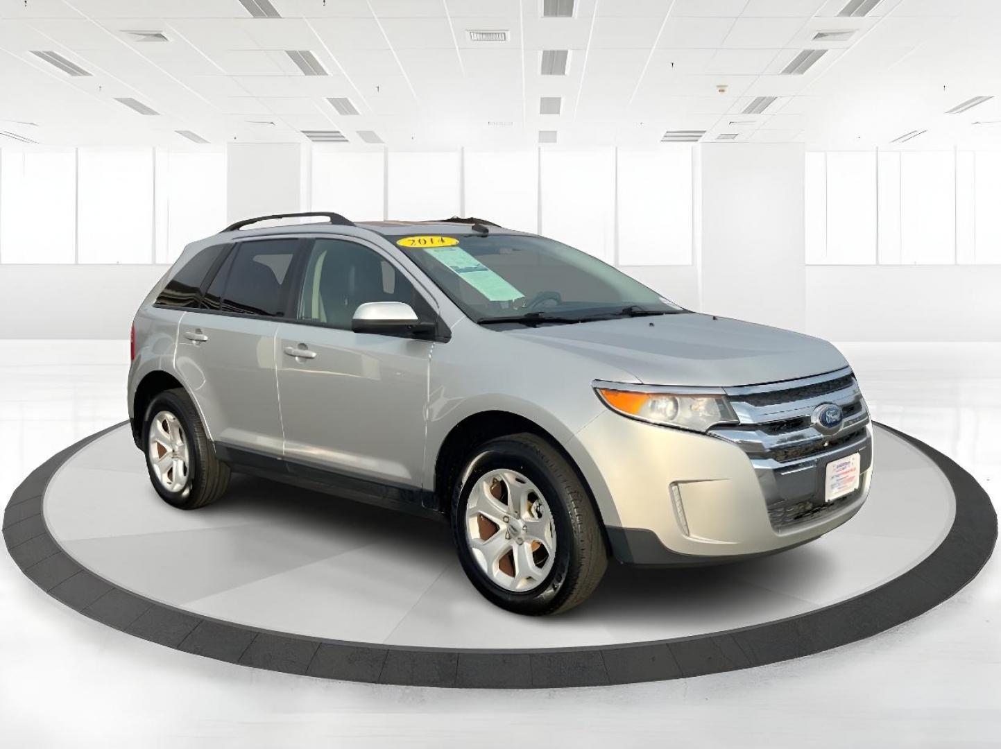 2014 Ingot Silver Metallic Ford Edge SEL AWD (2FMDK4JC9EB) with an 3.5L V6 DOHC 24V engine, 6-Speed Automatic transmission, located at 1099 N County Rd 25A , Troy, OH, 45373, (937) 908-9800, 40.057079, -84.212883 - Photo#0