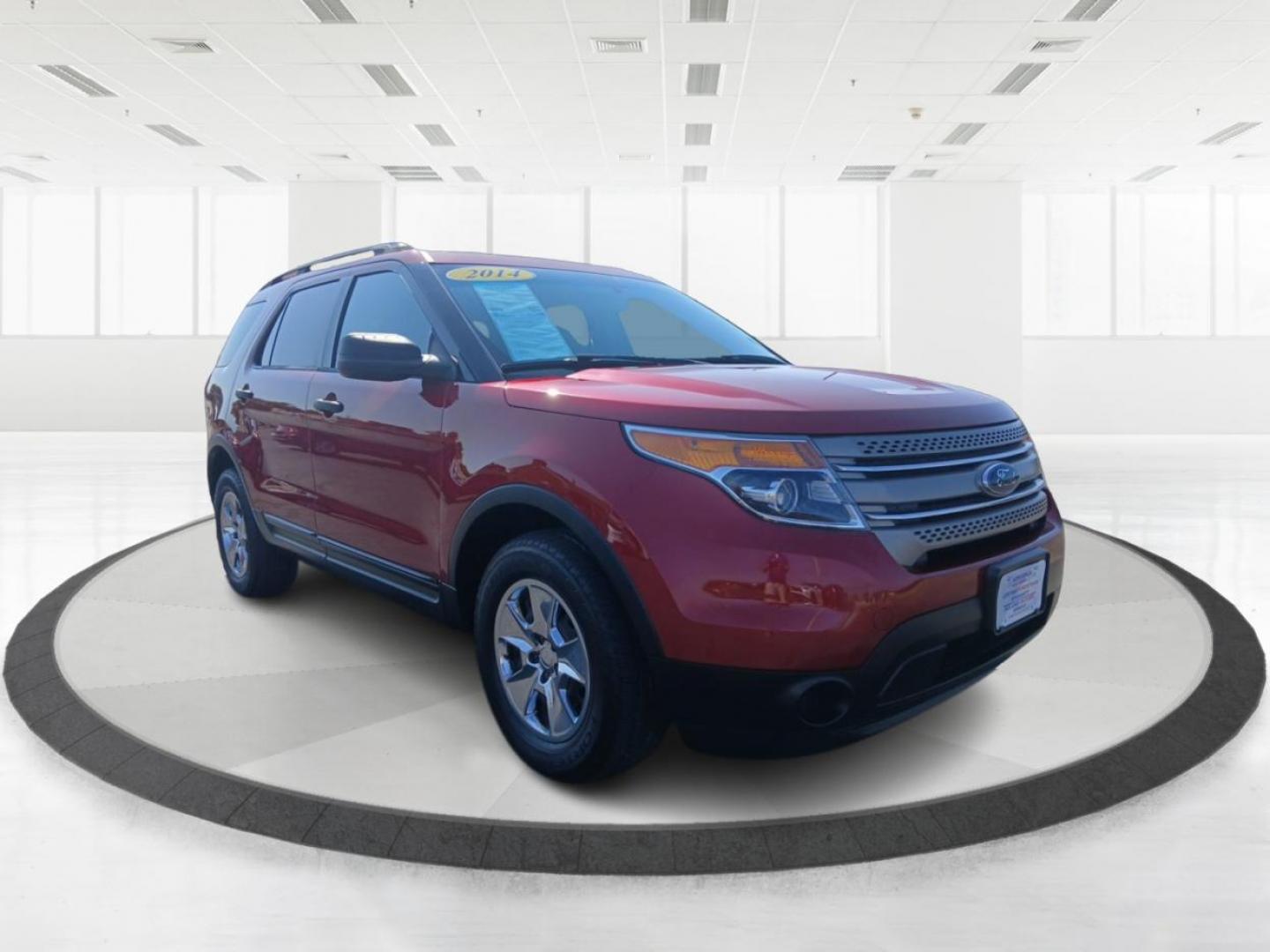 2014 Ruby Red Met Tinted CC Ford Explorer Base 4WD (1FM5K8B80EG) with an 3.5L V6 DOHC 24V engine, 6-Speed Automatic transmission, located at 1099 N County Rd 25A , Troy, OH, 45373, (937) 908-9800, 40.057079, -84.212883 - Photo#0