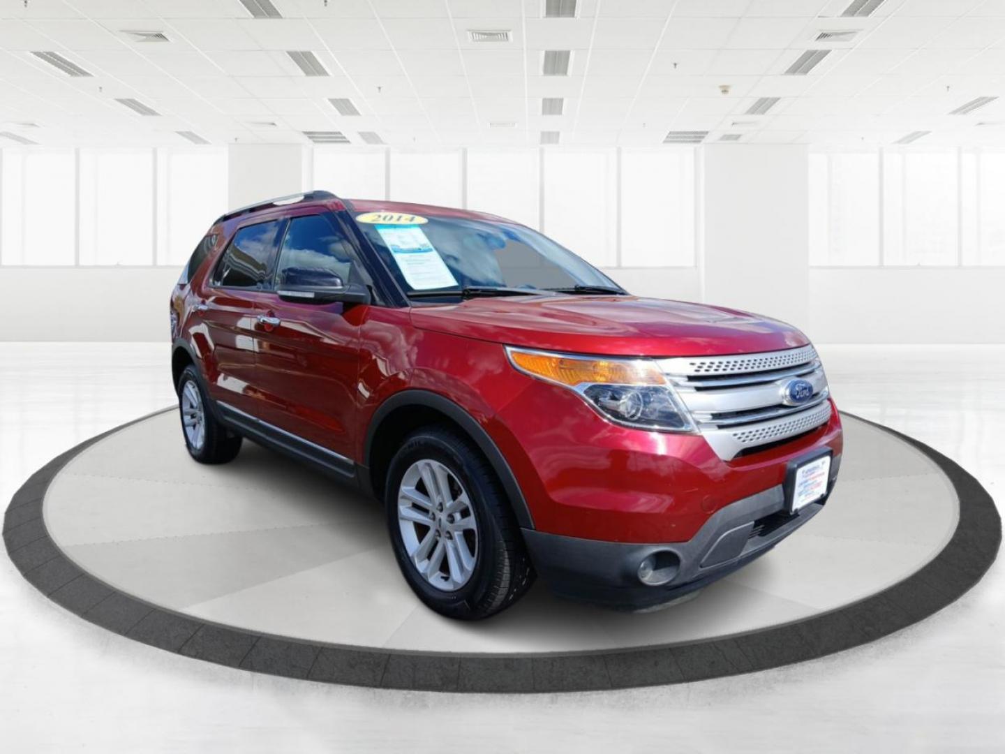 2014 Ruby Red Met Tinted CC Ford Explorer XLT 4WD (1FM5K8D8XEG) with an 3.5L V6 DOHC 24V engine, 6-Speed Automatic transmission, located at 1230 East Main St, Xenia, OH, 45385, (937) 908-9800, 39.688026, -83.910172 - Photo#0