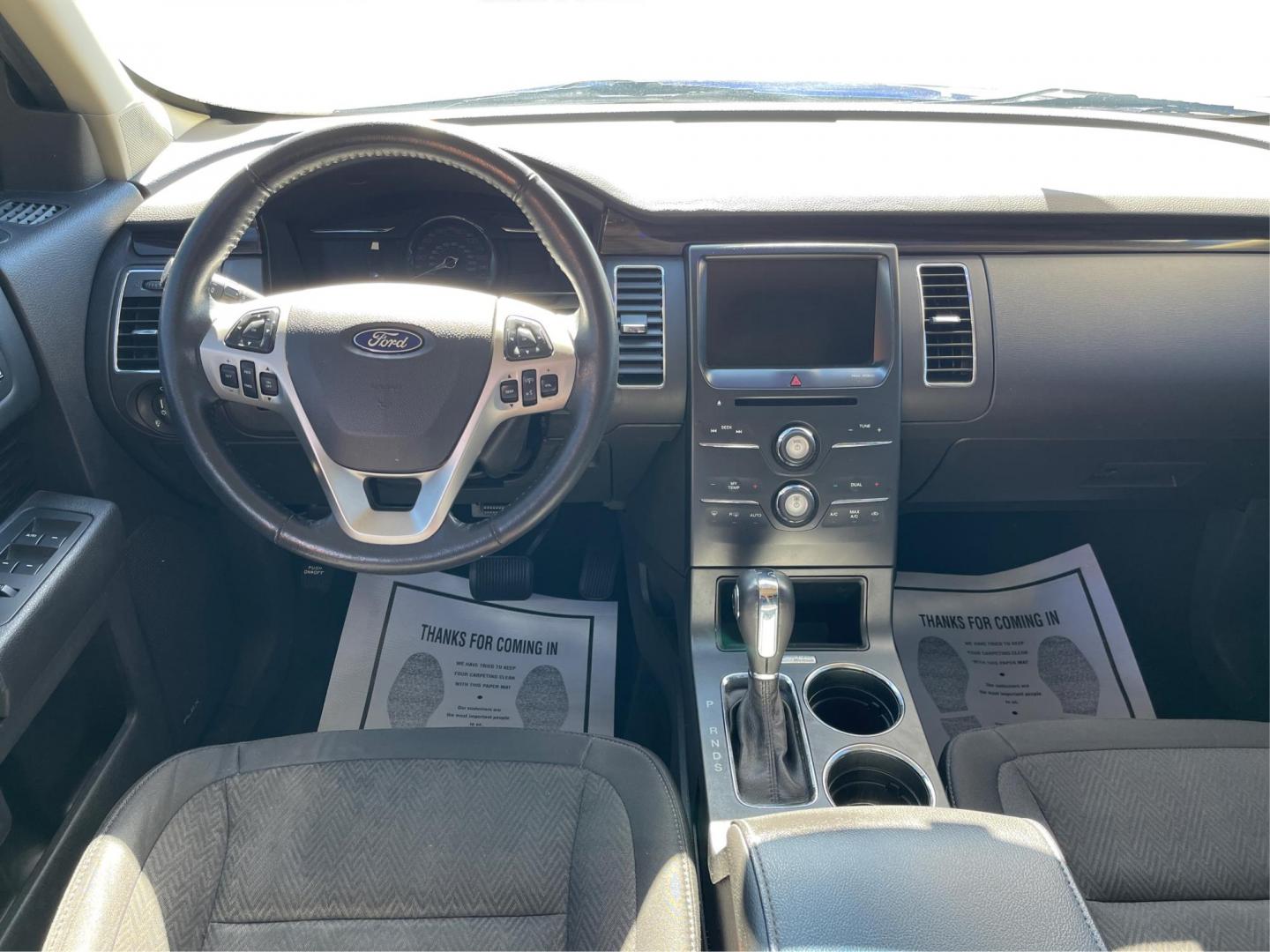 2014 Deep Impact Blue Metallic Ford Flex SEL AWD (2FMHK6C89EB) with an 3.5L V6 DOHC 24V engine, 6-Speed Automatic Overdrive transmission, located at 1099 N County Rd 25A , Troy, OH, 45373, (937) 908-9800, 40.057079, -84.212883 - Photo#20