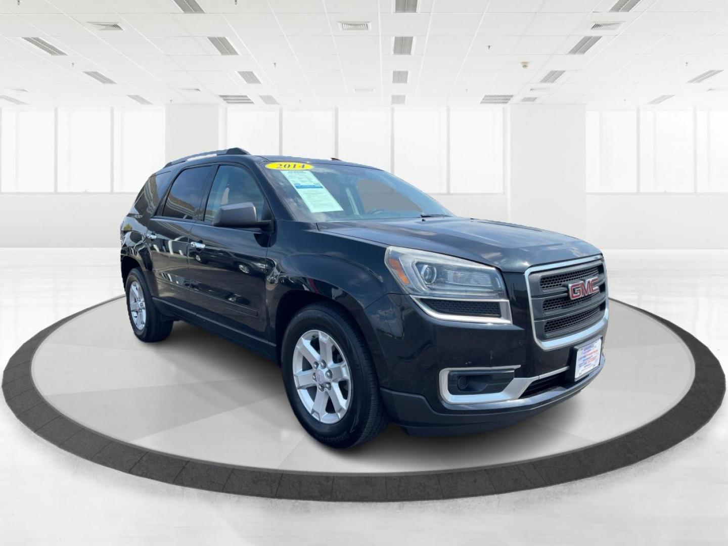 2014 Carbon Black Metallic GMC Acadia SLE-2 AWD (1GKKVPKDXEJ) with an 3.6L V6 DOHC 24V engine, 6-Speed Automatic transmission, located at 880 E. National Road, Vandalia, OH, 45377, (937) 908-9800, 39.891918, -84.183594 - Photo#0