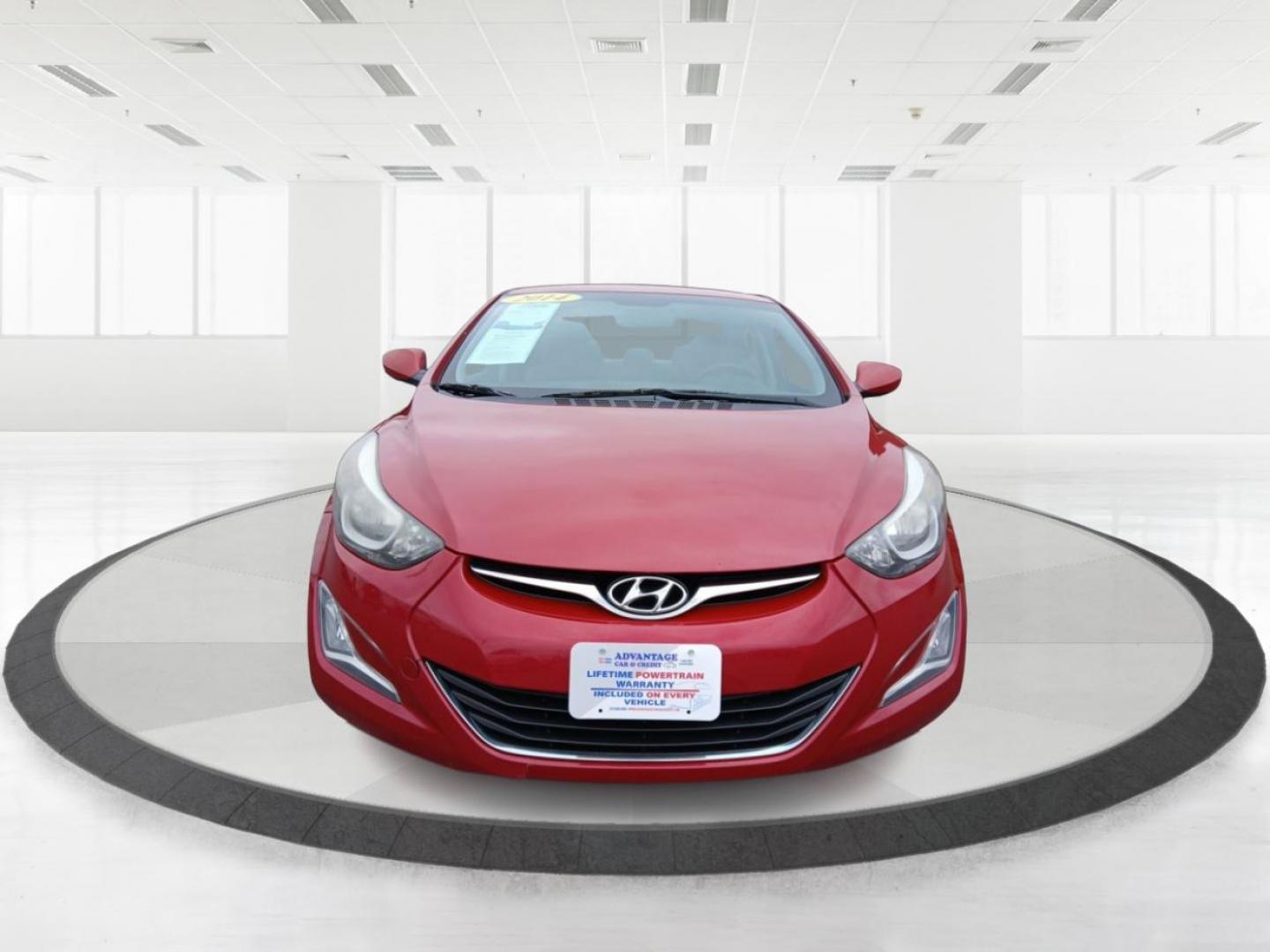 2014 Red Hyundai Elantra Limited (KMHDH4AE2EU) with an 1.8L L4 DOHC 16V engine, 6-Speed Automatic transmission, located at 4508 South Dixie Dr, Moraine, OH, 45439, (937) 908-9800, 39.689976, -84.218452 - Photo#6