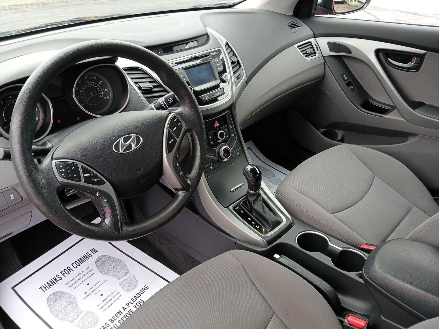 2014 Red Hyundai Elantra Limited (KMHDH4AE2EU) with an 1.8L L4 DOHC 16V engine, 6-Speed Automatic transmission, located at 4508 South Dixie Dr, Moraine, OH, 45439, (937) 908-9800, 39.689976, -84.218452 - Photo#8