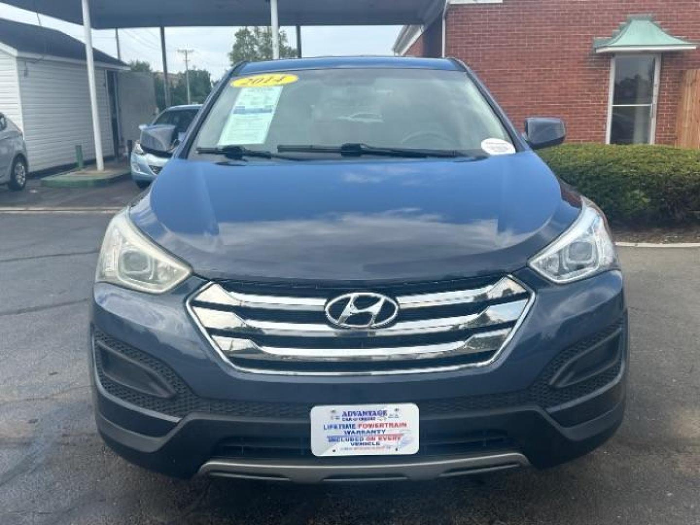 2014 Marlin Blue Hyundai Santa Fe Sport 2.4 FWD (5XYZT3LB3EG) with an 2.4L L4 DOHC 16V engine, 6-Speed Automatic transmission, located at 1230 East Main St, Xenia, OH, 45385, (937) 908-9800, 39.688026, -83.910172 - Photo#1