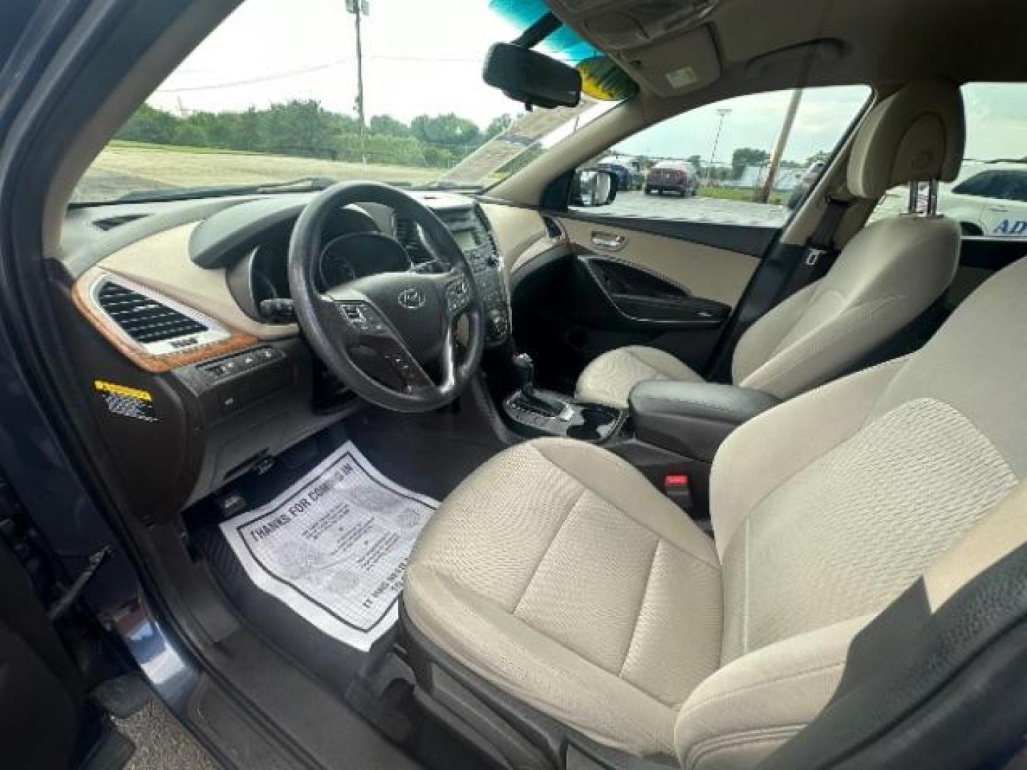 2014 Marlin Blue Hyundai Santa Fe Sport 2.4 FWD (5XYZT3LB3EG) with an 2.4L L4 DOHC 16V engine, 6-Speed Automatic transmission, located at 1230 East Main St, Xenia, OH, 45385, (937) 908-9800, 39.688026, -83.910172 - Photo#6