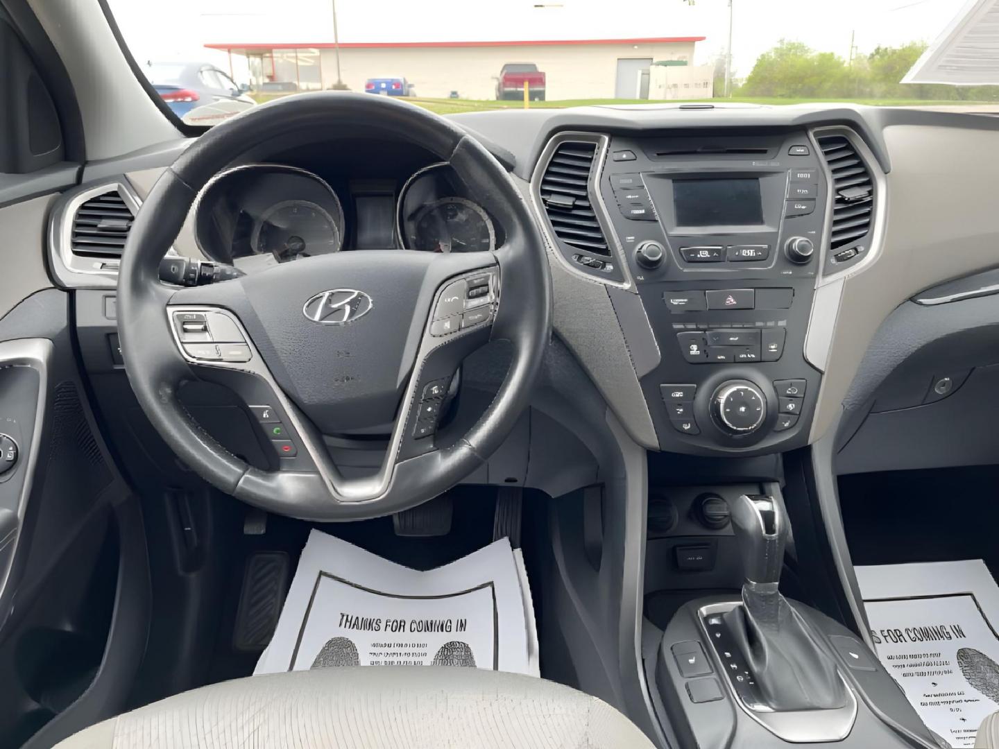 2014 Mineral Gray Hyundai Santa Fe Sport 2.4 FWD (5XYZU3LB3EG) with an 2.4L L4 DOHC 16V engine, 6-Speed Automatic transmission, located at 1951 S Dayton Lakeview Rd., New Carlisle, OH, 45344, (937) 908-9800, 39.890999, -84.050255 - Photo#7