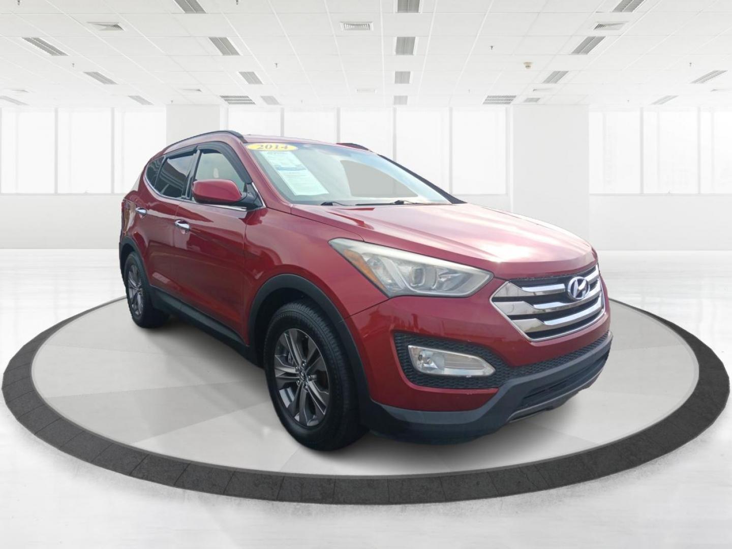 2014 Serrano Red Hyundai Santa Fe Sport 2.4 FWD (5XYZU3LB0EG) with an 2.4L L4 DOHC 16V engine, 6-Speed Automatic transmission, located at 4508 South Dixie Dr, Moraine, OH, 45439, (937) 908-9800, 39.689976, -84.218452 - Photo#0