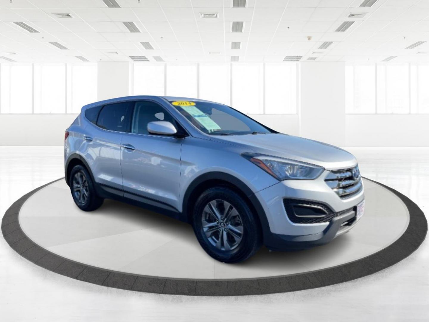 2014 Moonstone Silver Hyundai Santa Fe Sport 2.4 AWD (5XYZTDLB2EG) with an 2.4L L4 DOHC 16V engine, 6-Speed Automatic transmission, located at 1099 N County Rd 25A , Troy, OH, 45373, (937) 908-9800, 40.057079, -84.212883 - Photo#0