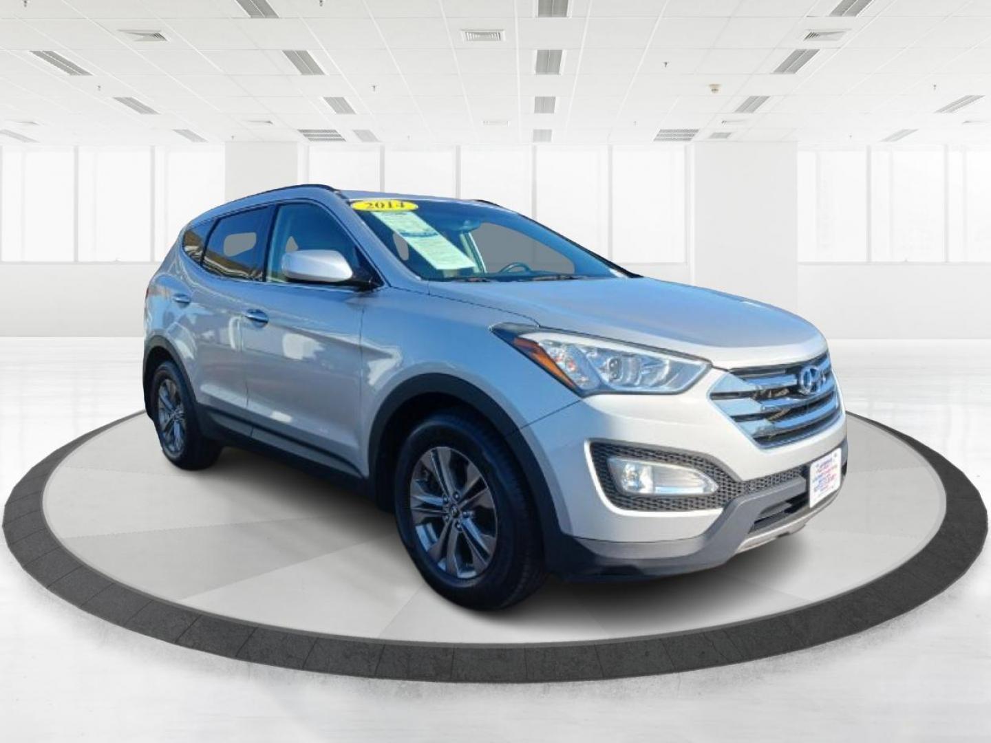 2014 Moonstone Silver Hyundai Santa Fe Sport 2.4 FWD (5XYZU3LB3EG) with an 2.4L L4 DOHC 16V engine, 6-Speed Automatic transmission, located at 1230 East Main St, Xenia, OH, 45385, (937) 908-9800, 39.688026, -83.910172 - Photo#0