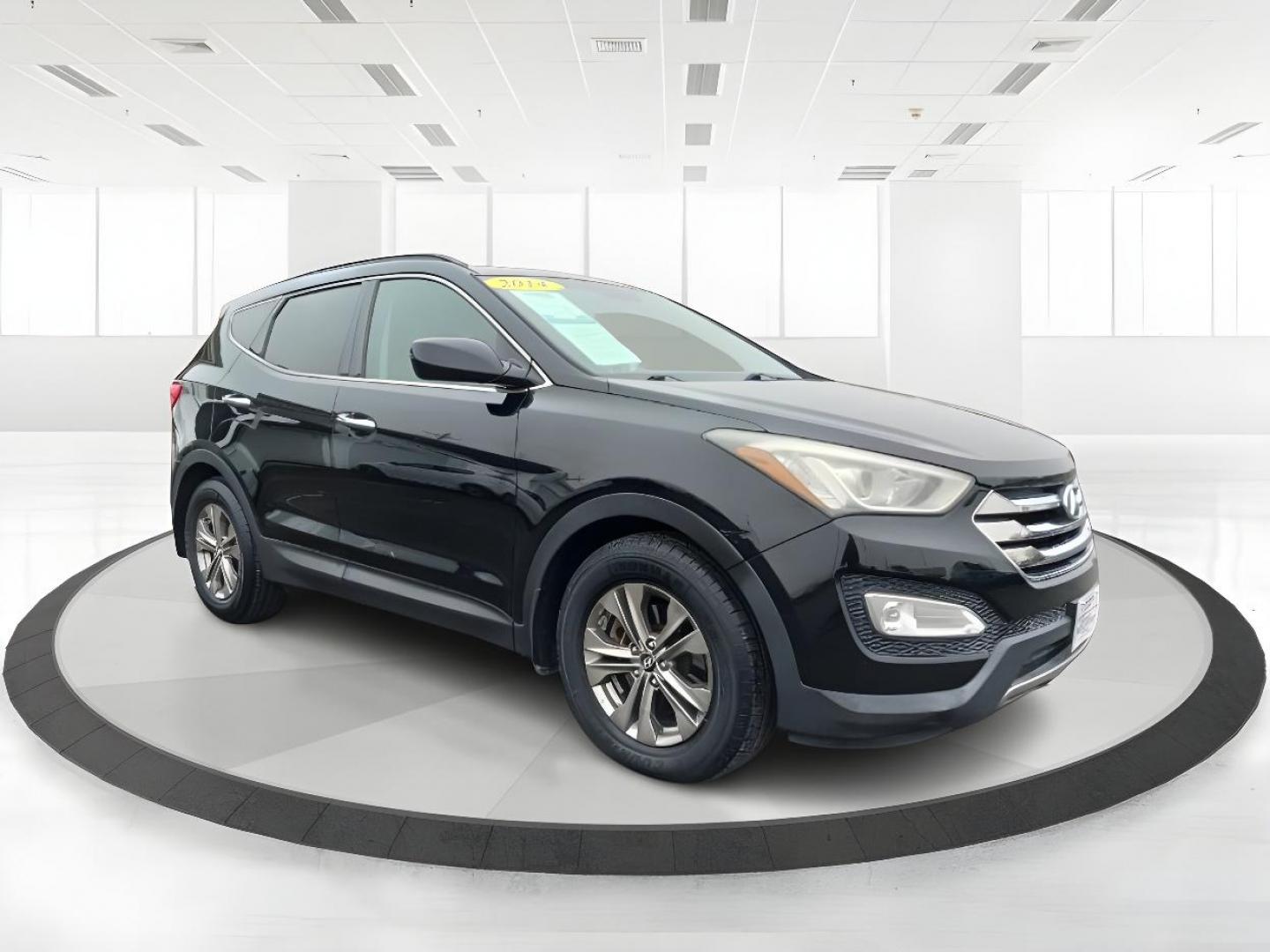 2014 Twilight Black Hyundai Santa Fe (5XYZU3LB5EG) with an 2.4L L4 DOHC 16V engine, 6-Speed Automatic transmission, located at 4508 South Dixie Dr, Moraine, OH, 45439, (937) 908-9800, 39.689976, -84.218452 - Photo#0