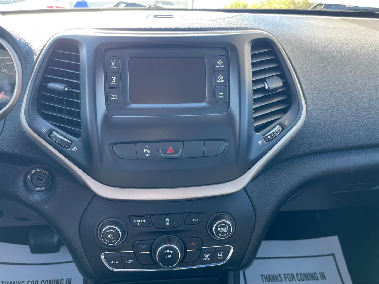 2014 Dp Cherry Red Crystal PC Jeep Cherokee Sport 4WD (1C4PJMAB8EW) with an 2.4L L4 DOHC 16V engine, 9-Speed Automatic transmission, located at 8750 N County Rd 25A, Piqua, OH, 45356, (937) 908-9800, 40.164391, -84.232513 - Photo#12