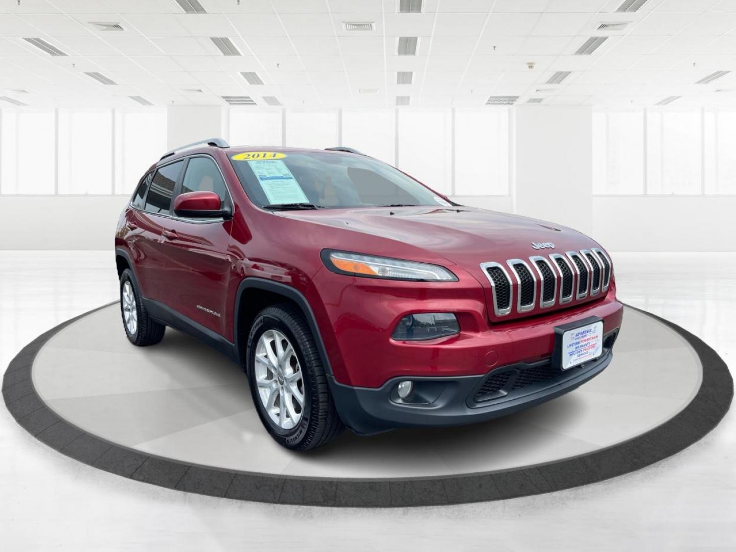 2014 Dp Cherry Red Crystal PC Jeep Cherokee Latitude FWD (1C4PJLCB4EW) with an 2.4L L4 DOHC 16V engine, 9-Speed Automatic transmission, located at 1230 East Main St, Xenia, OH, 45385, (937) 908-9800, 39.688026, -83.910172 - Photo#0