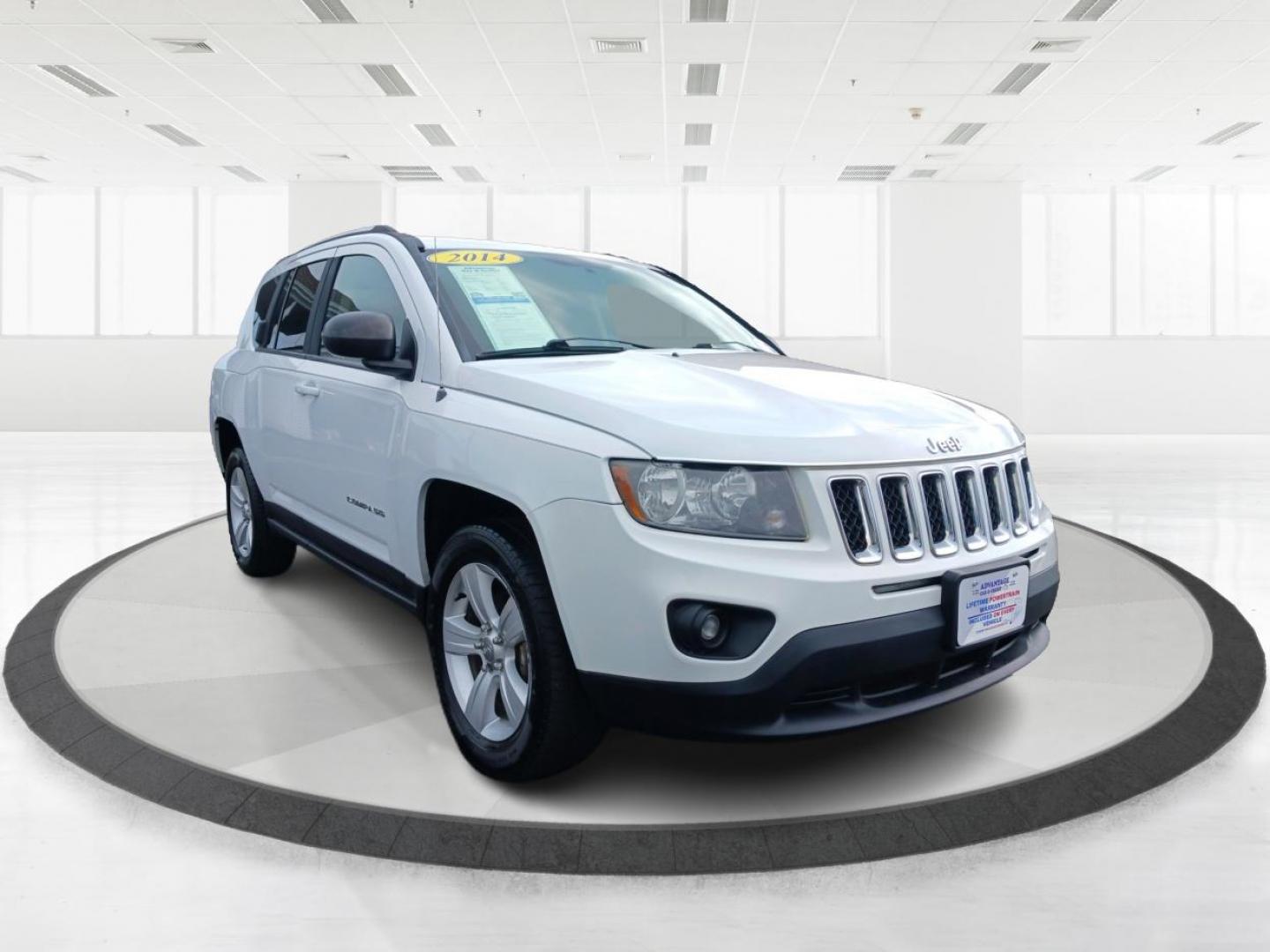 2014 Winter Chill Pearlcoat Jeep Compass (1C4NJDBB1ED) with an 2.4L L4 DOHC 16V engine, located at 880 E. National Road, Vandalia, OH, 45377, (937) 908-9800, 39.891918, -84.183594 - Photo#5