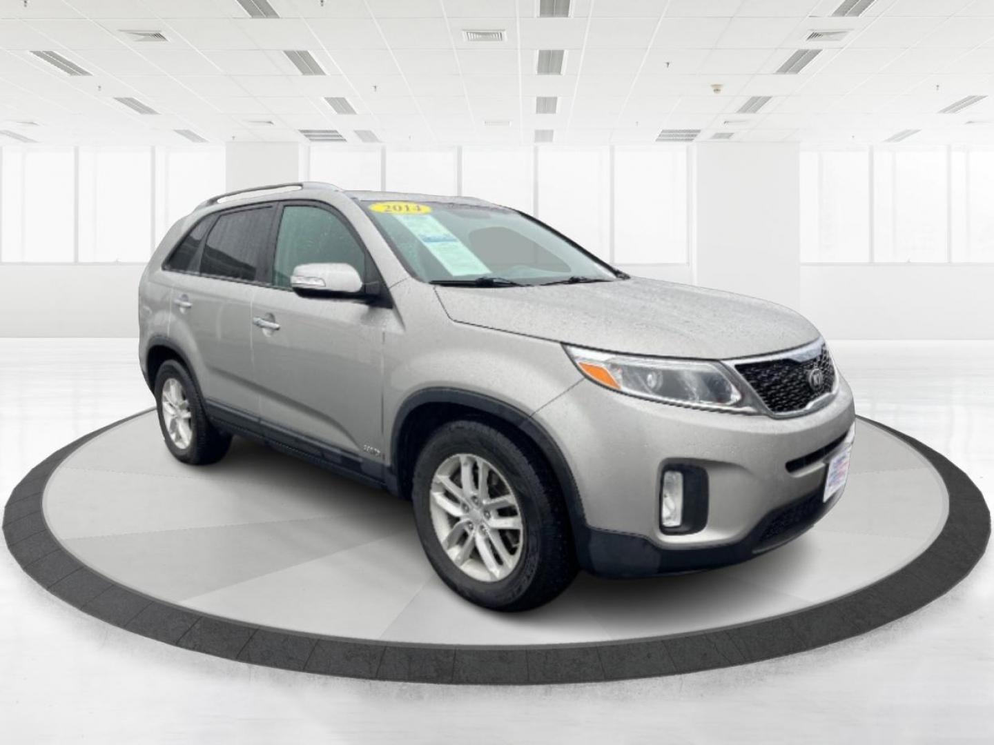 2014 Silver Kia Sorento (5XYKTCA60EG) with an 2.4L L4 DOHC 16V engine, 6-Speed Automatic transmission, located at 401 Woodman Dr, Riverside, OH, 45431, (937) 908-9800, 39.760899, -84.123421 - Photo#0