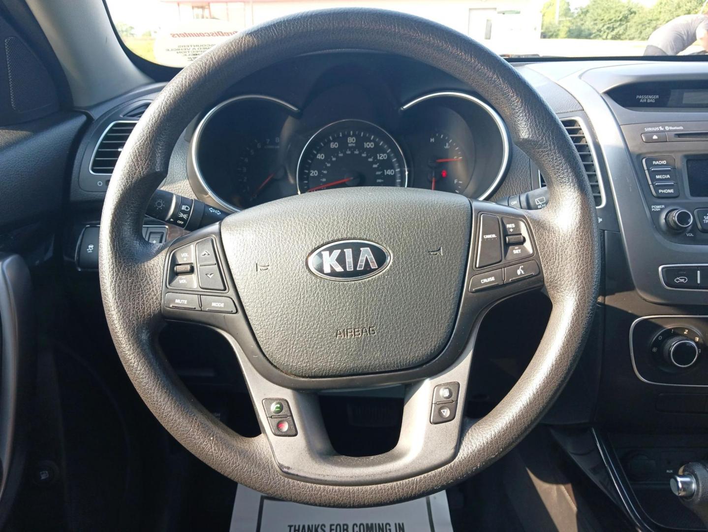 2014 Gray Kia Sorento (5XYKT3A64EG) with an 2.4L L4 DOHC 16V engine, 6-Speed Automatic transmission, located at 1099 N County Rd 25A , Troy, OH, 45373, (937) 908-9800, 40.057079, -84.212883 - Photo#15