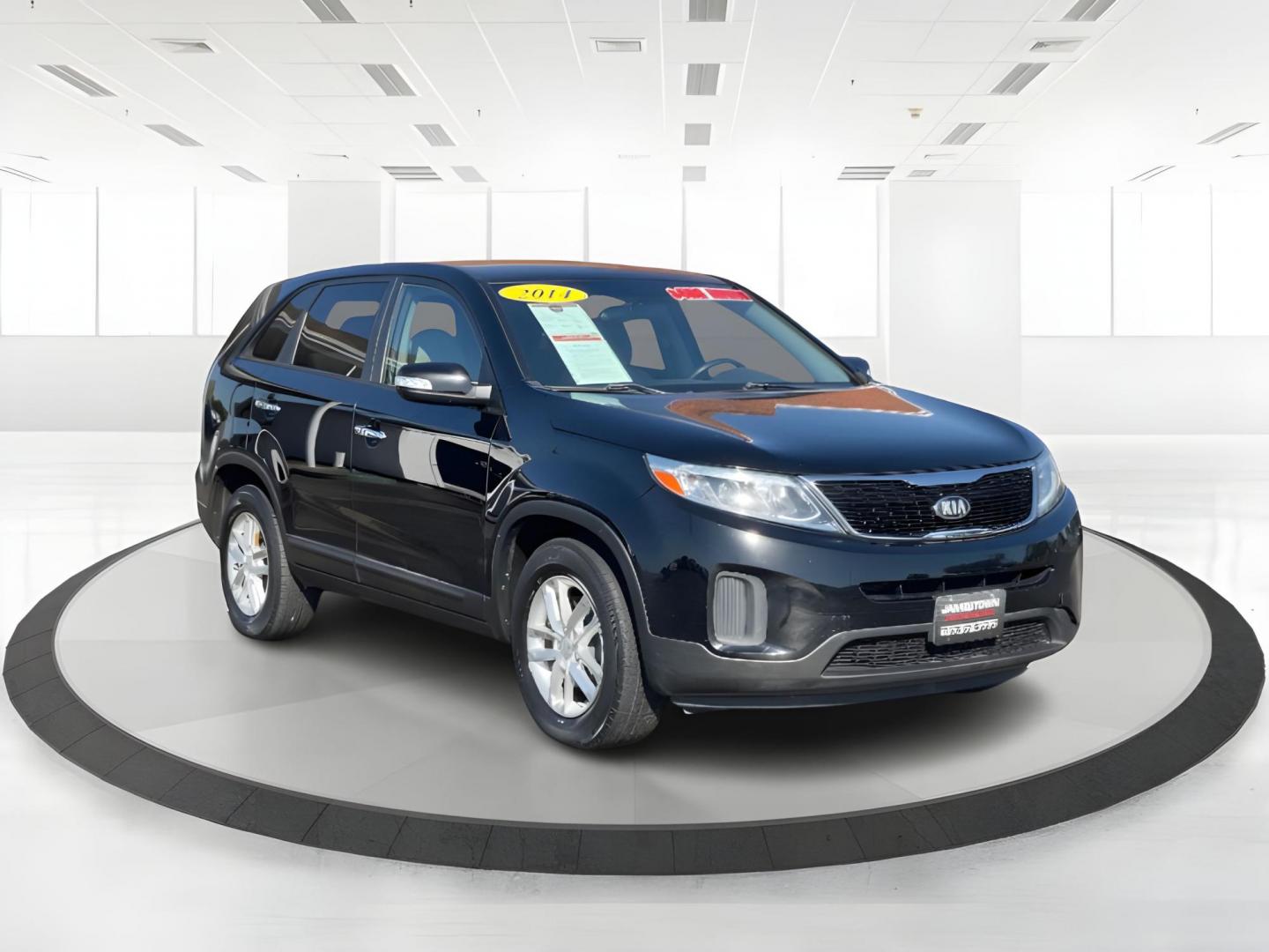 2014 Black Kia Sorento LX 2WD (5XYKT3A65EG) with an 2.4L L4 DOHC 16V engine, 6-Speed Automatic transmission, located at 1951 S Dayton Lakeview Rd., New Carlisle, OH, 45344, (937) 908-9800, 39.890999, -84.050255 - Photo#0