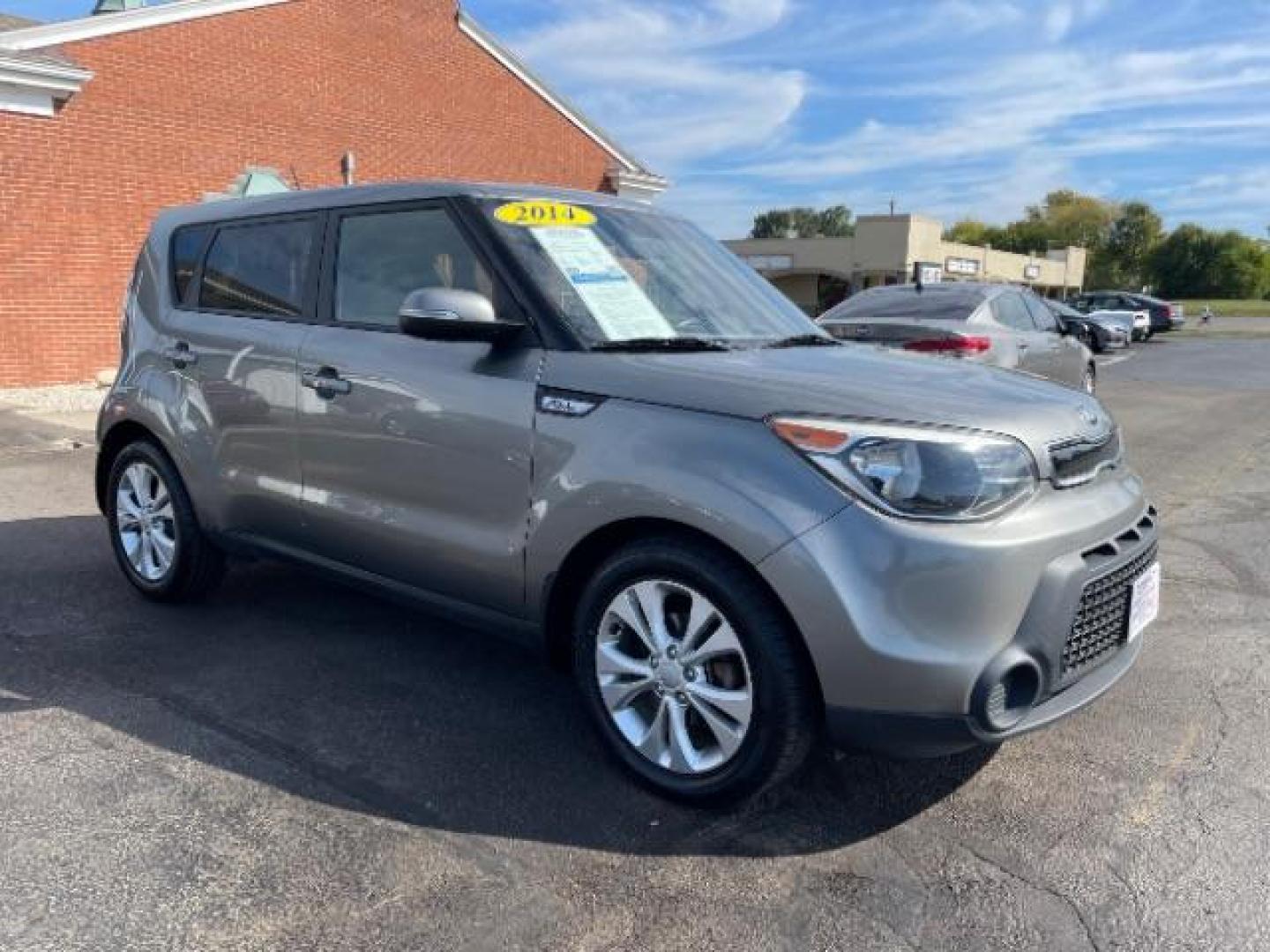 2014 Cloud Kia Soul + (KNDJP3A54E7) with an 2.0L L4 DOHC 16V engine, 6-Speed Automatic transmission, located at 1951 S Dayton Lakeview Rd., New Carlisle, OH, 45344, (937) 908-9800, 39.890999, -84.050255 - Photo#0