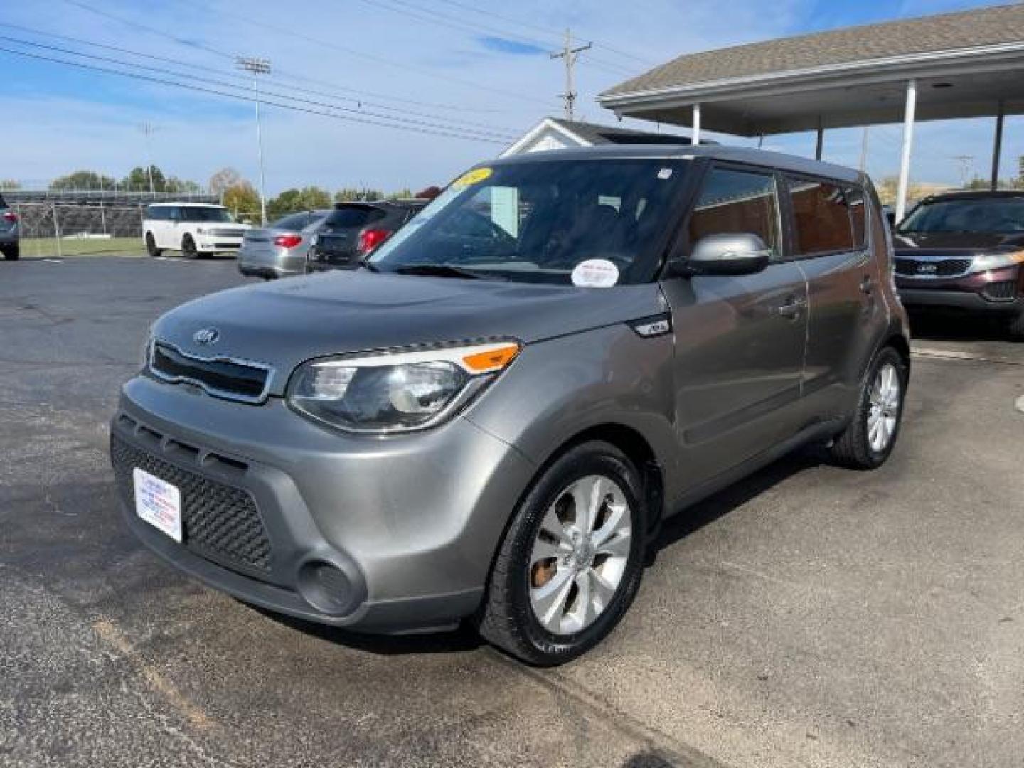 2014 Cloud Kia Soul + (KNDJP3A54E7) with an 2.0L L4 DOHC 16V engine, 6-Speed Automatic transmission, located at 1951 S Dayton Lakeview Rd., New Carlisle, OH, 45344, (937) 908-9800, 39.890999, -84.050255 - Photo#1