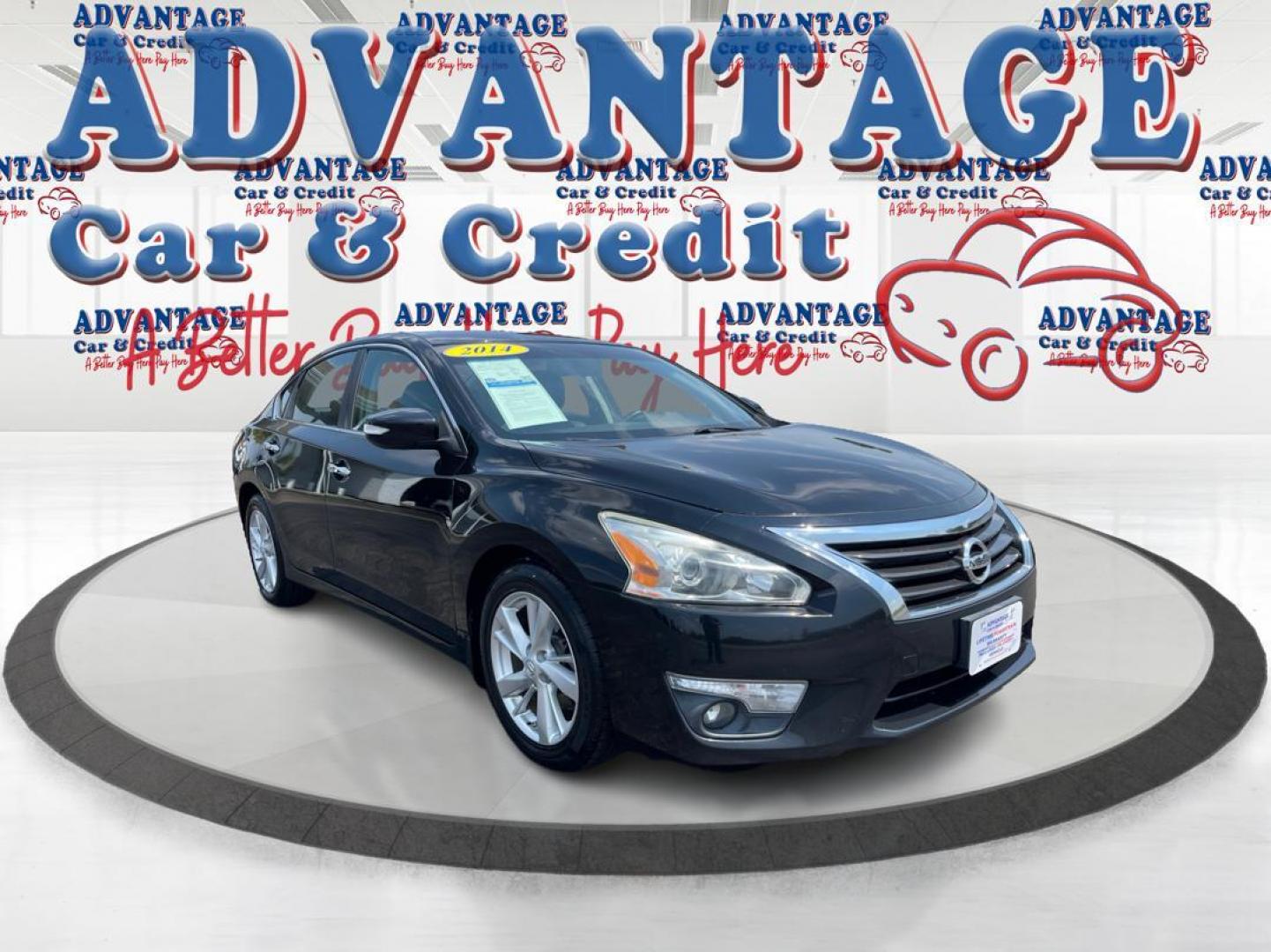 2014 Super Black Nissan Altima (1N4AL3AP1EC) with an 2.5L L4 DOHC 16V engine, Continuously Variable Transmission transmission, located at 1099 N County Rd 25A , Troy, OH, 45373, (937) 908-9800, 40.057079, -84.212883 - Photo#0