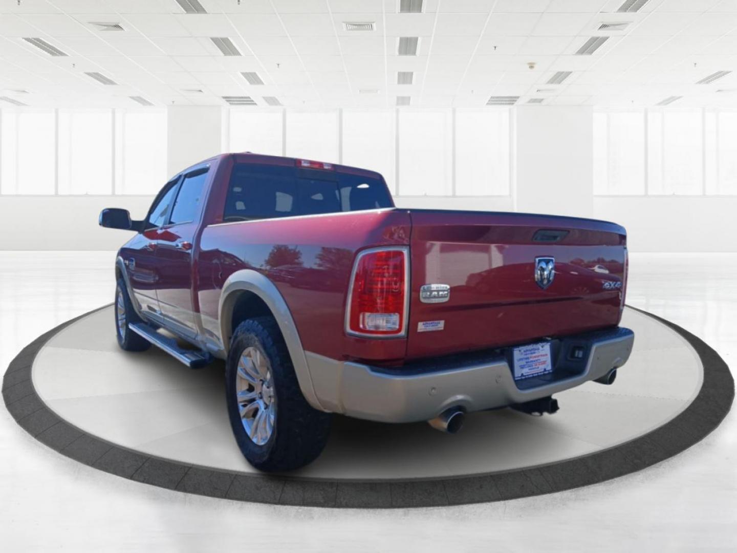 2014 Dp Cherry Red Crystal PC RAM 1500 Laramie Longhorn Edition Crew Cab LWB 4WD (1C6RR7WT4ES) with an 5.7L V8 OHV 16V engine, 6-Speed Automatic transmission, located at 1230 East Main St, Xenia, OH, 45385, (937) 908-9800, 39.688026, -83.910172 - Photo#4