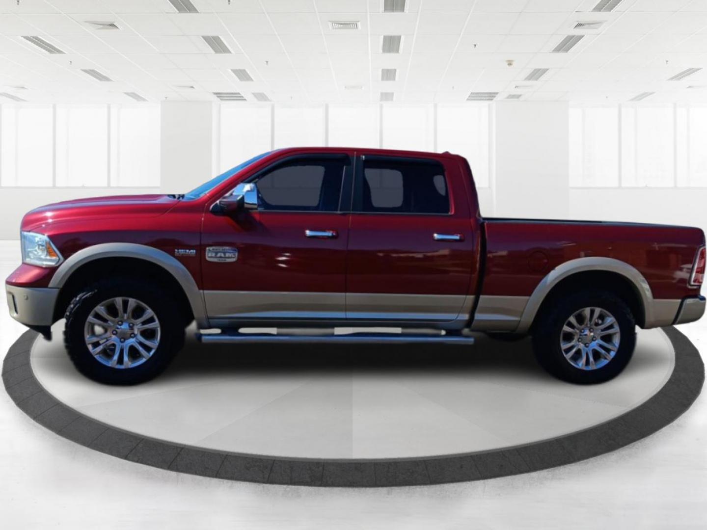 2014 Dp Cherry Red Crystal PC RAM 1500 Laramie Longhorn Edition Crew Cab LWB 4WD (1C6RR7WT4ES) with an 5.7L V8 OHV 16V engine, 6-Speed Automatic transmission, located at 1230 East Main St, Xenia, OH, 45385, (937) 908-9800, 39.688026, -83.910172 - Photo#5