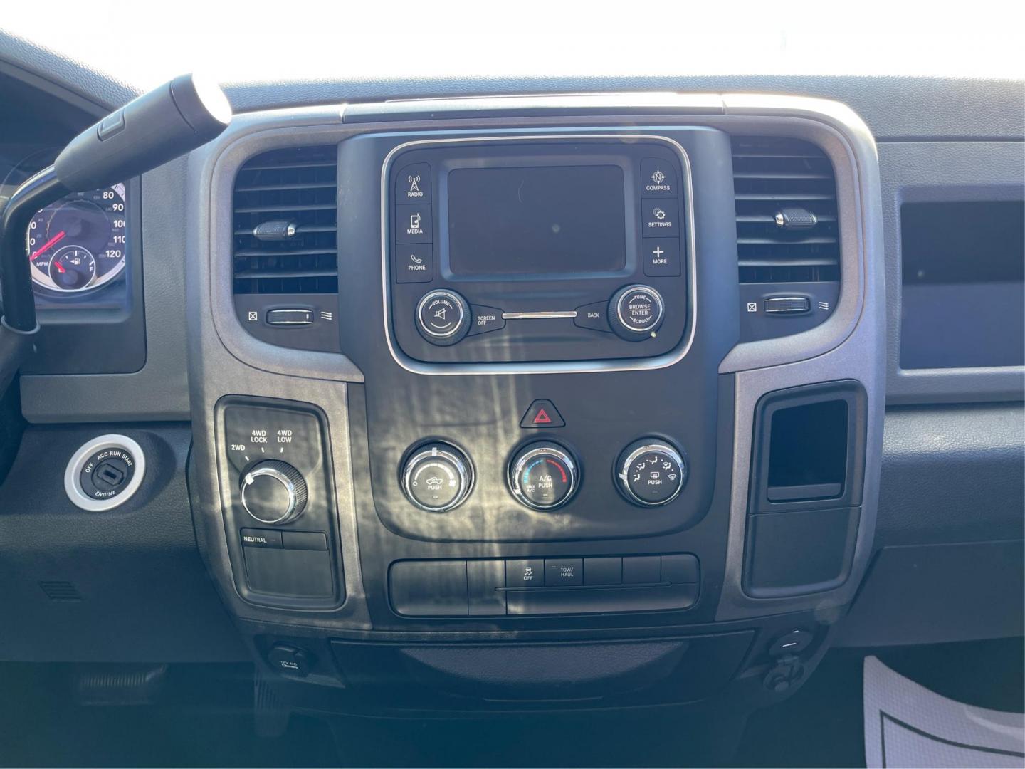 2014 Black Clearcoat RAM 1500 Tradesman Quad Cab 4WD (1C6RR7FT4ES) with an 5.7L V8 OHV 16V engine, 6-Speed Automatic transmission, located at 1230 East Main St, Xenia, OH, 45385, (937) 908-9800, 39.688026, -83.910172 - Photo#11