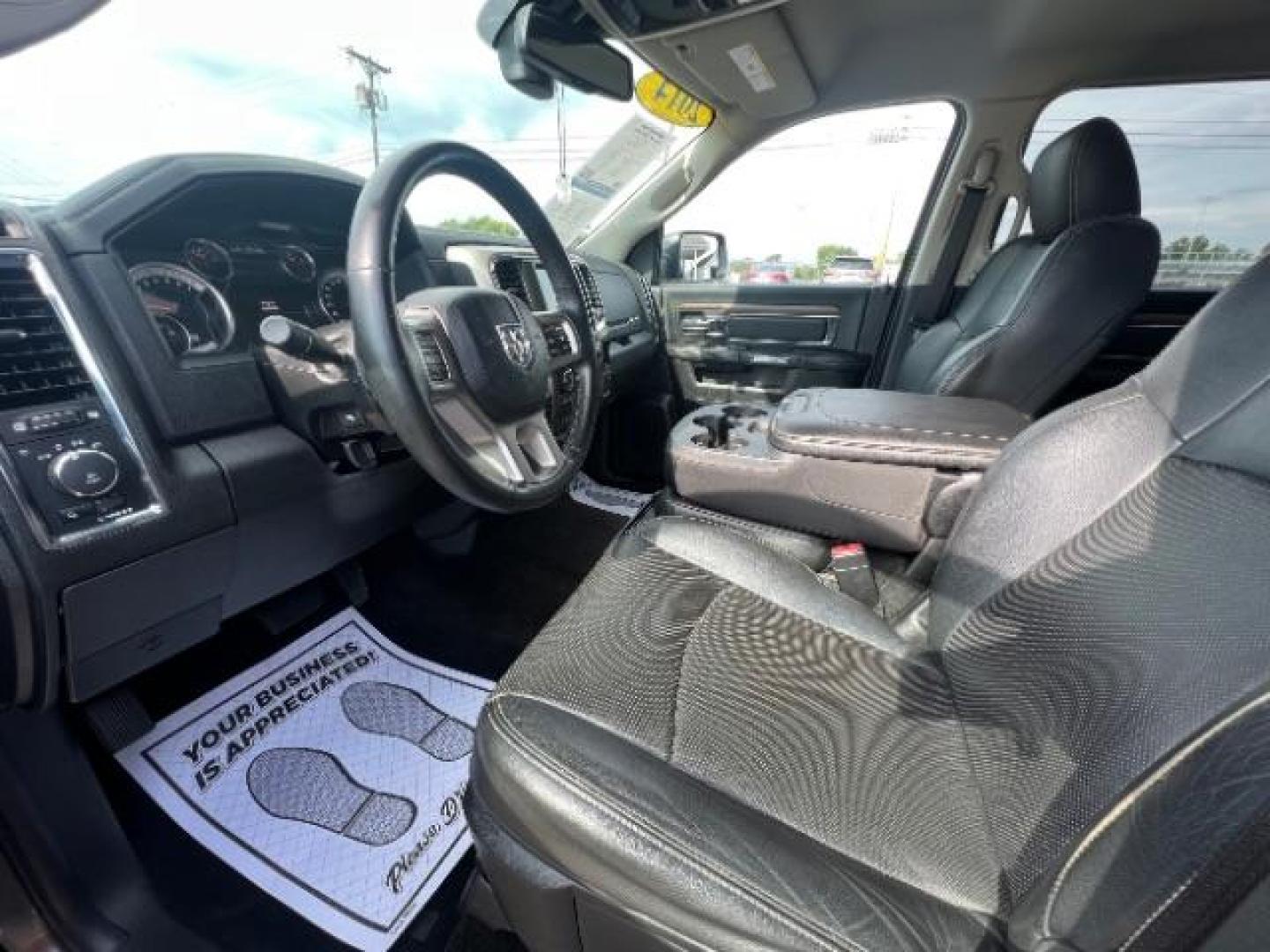 2014 Granite Crystal Met CC RAM 1500 Laramie Crew Cab SWB 4WD (1C6RR7NTXES) with an 5.7L V8 OHV 16V engine, 8-Speed Automatic transmission, located at 1184 Kauffman Ave, Fairborn, OH, 45324, (937) 908-9800, 39.807072, -84.030914 - Photo#6