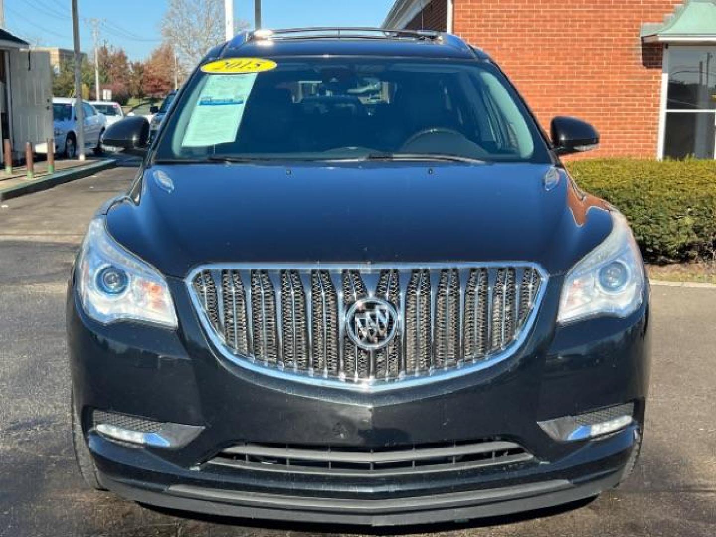 2015 Carbon Black Metallic Buick Enclave Premium FWD (5GAKRCKD4FJ) with an 3.6L V6 DOHC 24V engine, 6-Speed Automatic Overdrive transmission, located at 1951 S Dayton Lakeview Rd., New Carlisle, OH, 45344, (937) 908-9800, 39.890999, -84.050255 - Photo#1