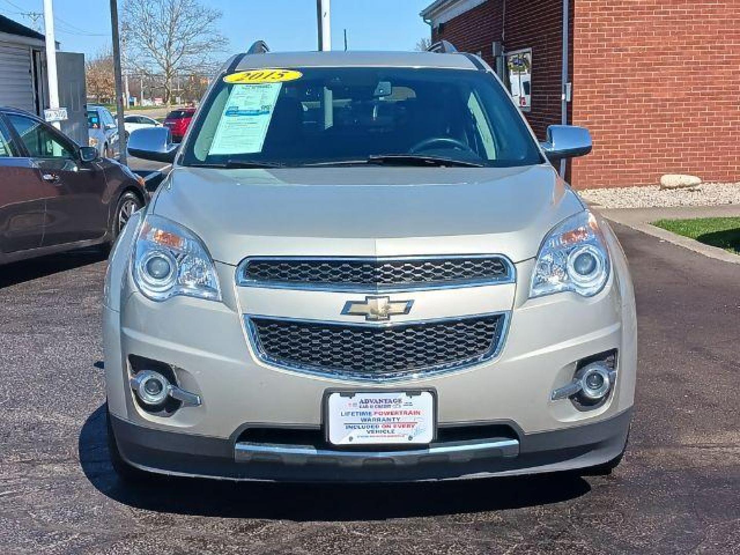 2015 Champagne Silver Metallic Chevrolet Equinox LTZ AWD (2GNFLHEK8F6) with an 2.4L L4 DOHC 16V FFV engine, 6-Speed Automatic transmission, located at 4508 South Dixie Dr, Moraine, OH, 45439, (937) 908-9800, 39.689976, -84.218452 - Photo#1