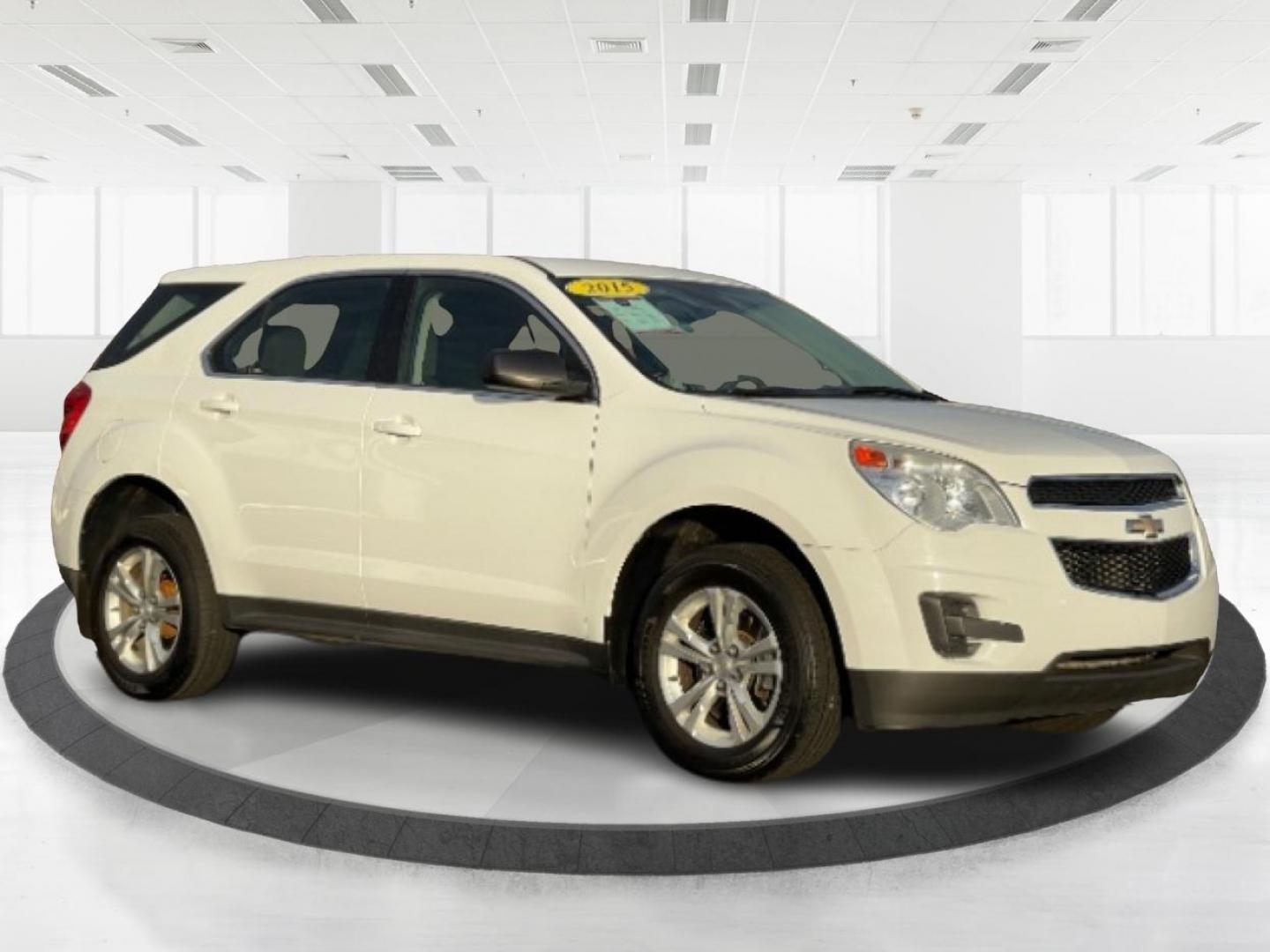 2015 Summit White Chevrolet Equinox LS 2WD (2GNALAEK4F1) with an 2.4L L4 DOHC 16V FFV engine, 6-Speed Automatic transmission, located at 1184 Kauffman Ave, Fairborn, OH, 45324, (937) 908-9800, 39.807072, -84.030914 - Photo#0