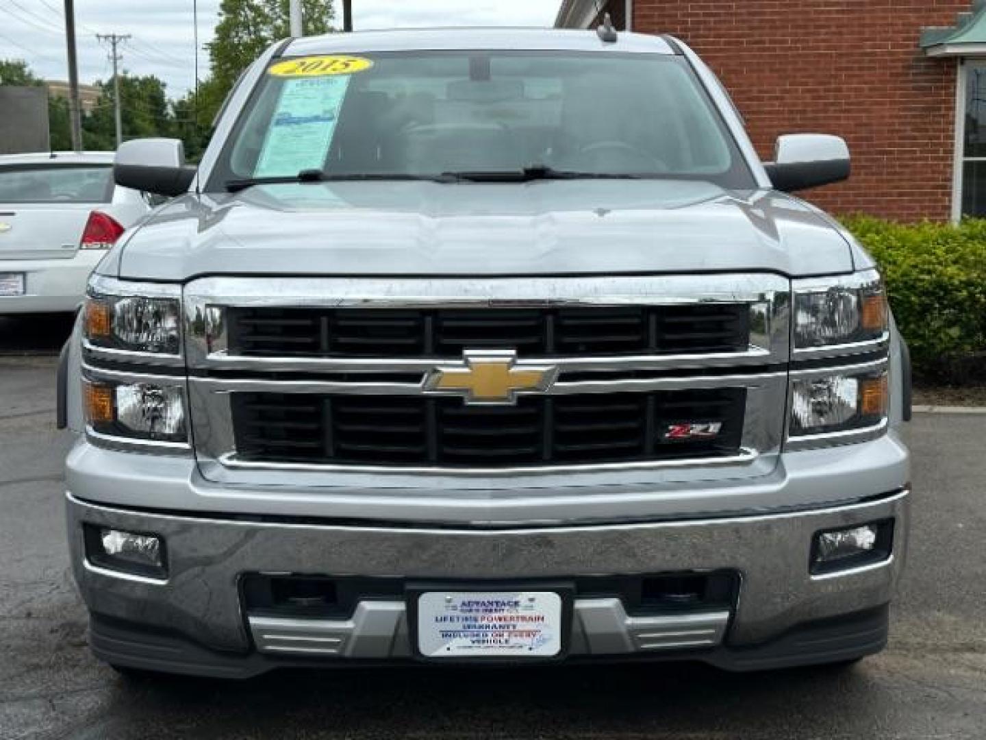 2015 Silver Chevrolet Silverado 1500 LT Double Cab 4WD (1GCVKREC6FZ) with an 5.3L V8 OHV 16V engine, 6-Speed Automatic transmission, located at 1099 N County Rd 25A , Troy, OH, 45373, (937) 908-9800, 40.057079, -84.212883 - Photo#1