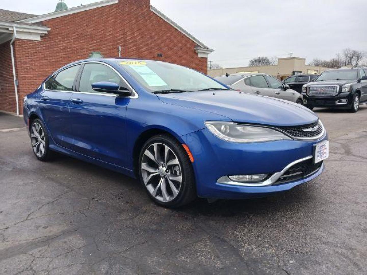 2015 Crystal Blue Pearlcoat Chrysler 200 C AWD (1C3CCCEG7FN) with an 3.6L V6 DOHC 24V FFV engine, 9-Speed Automatic transmission, located at 1184 Kauffman Ave, Fairborn, OH, 45324, (937) 908-9800, 39.807072, -84.030914 - Photo#0