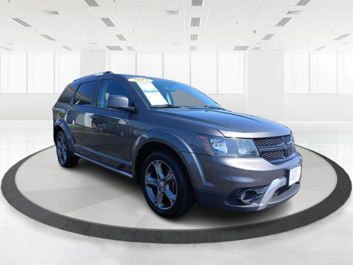 2015 Granite Crystal Met CC Dodge Journey Crossroad FWD (3C4PDCGG2FT) with an 3.6L V6 DOHC 24V engine, 6-Speed Automatic transmission, located at 1184 Kauffman Ave, Fairborn, OH, 45324, (937) 908-9800, 39.807072, -84.030914 - Photo#0