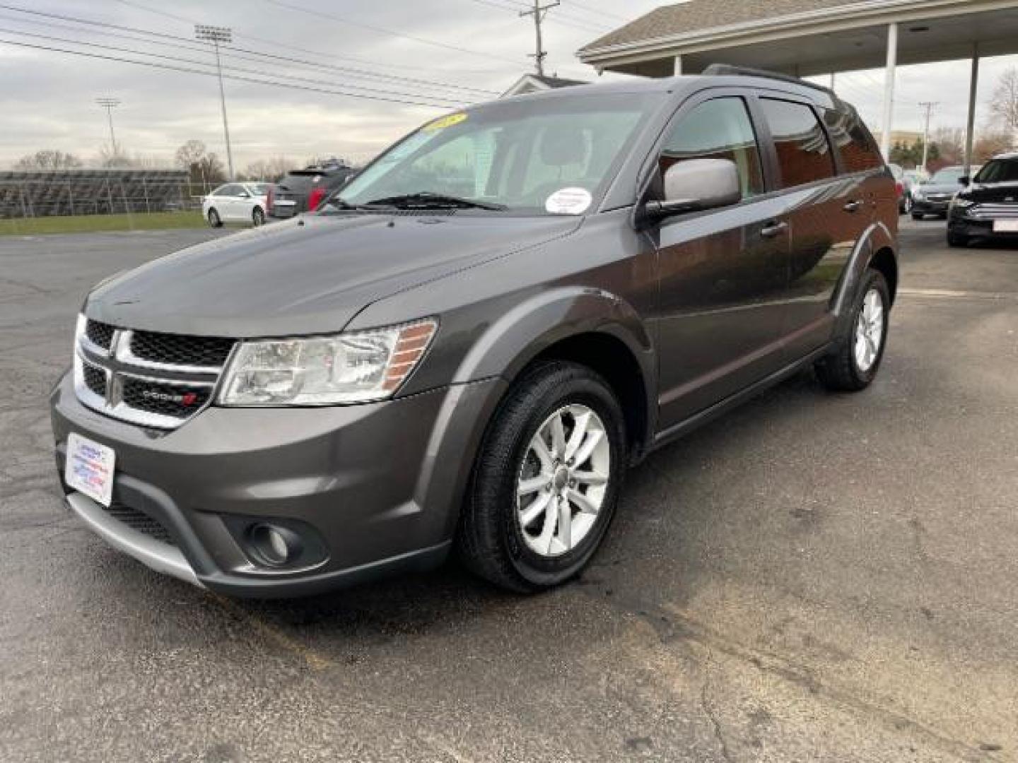 2015 Granite Crystal Met CC Dodge Journey SXT AWD (3C4PDDBG7FT) with an 3.6L V6 DOHC 24V engine, 6-Speed Automatic transmission, located at 1099 N County Rd 25A , Troy, OH, 45373, (937) 908-9800, 40.057079, -84.212883 - Photo#1