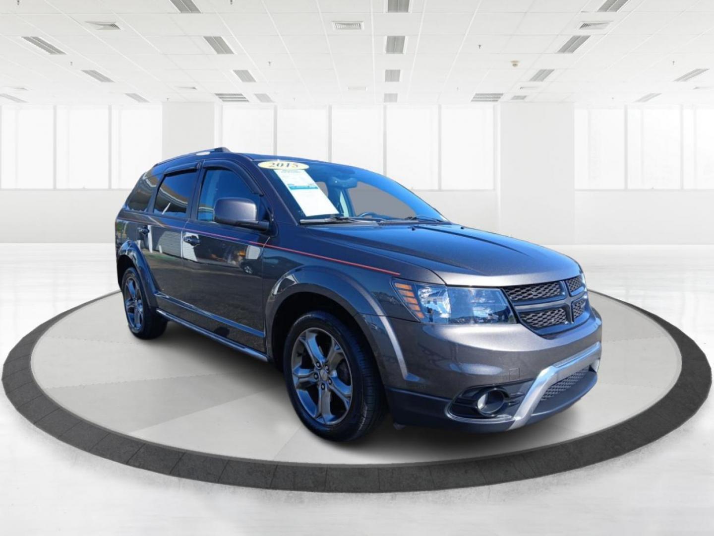 2015 Granite Crystal Met CC Dodge Journey Crossroad AWD (3C4PDDGG7FT) with an 3.6L V6 DOHC 24V engine, 6-Speed Automatic transmission, located at 4508 South Dixie Dr, Moraine, OH, 45439, (937) 908-9800, 39.689976, -84.218452 - Photo#0