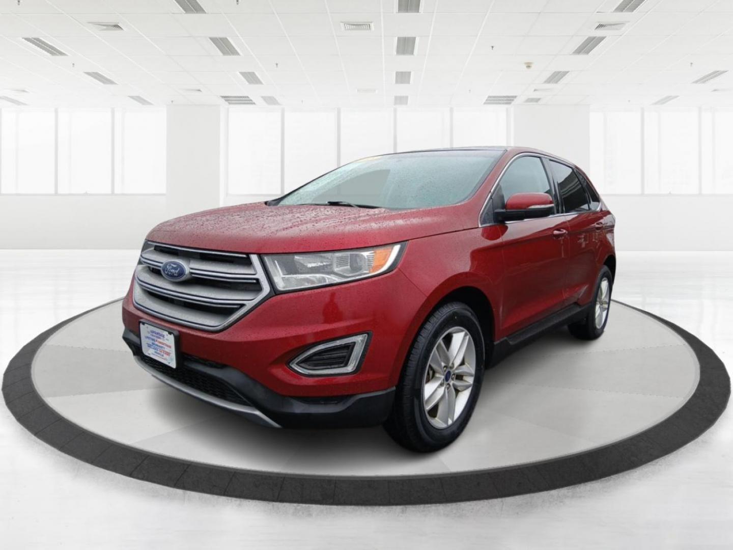 2015 Ruby Red Metallic Tinted Clearcoat Ford Edge SEL AWD (2FMTK4J84FB) with an 3.5L V6 DOHC 24V engine, 6-Speed Automatic transmission, located at 1099 N County Rd 25A , Troy, OH, 45373, (937) 908-9800, 40.057079, -84.212883 - Photo#7