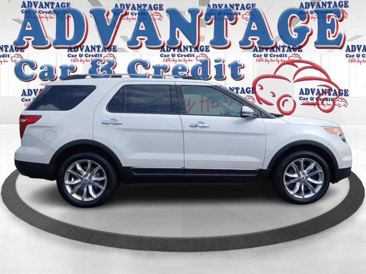 2015 White Platinum Metallic Tri-coat Ford Explorer (1FM5K8F82FG) with an 3.5L V6 DOHC 24V engine, 6-Speed Automatic transmission, located at 1099 N County Rd 25A , Troy, OH, 45373, (937) 908-9800, 40.057079, -84.212883 - Photo#1