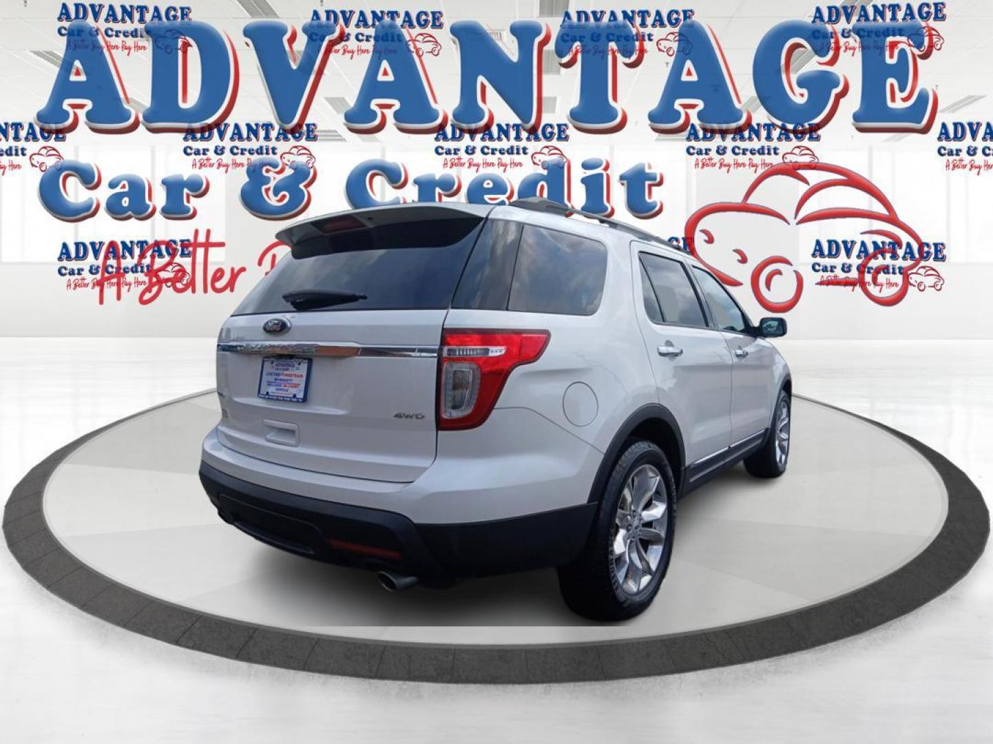 2015 White Platinum Metallic Tri-coat Ford Explorer (1FM5K8F82FG) with an 3.5L V6 DOHC 24V engine, 6-Speed Automatic transmission, located at 1099 N County Rd 25A , Troy, OH, 45373, (937) 908-9800, 40.057079, -84.212883 - Photo#2