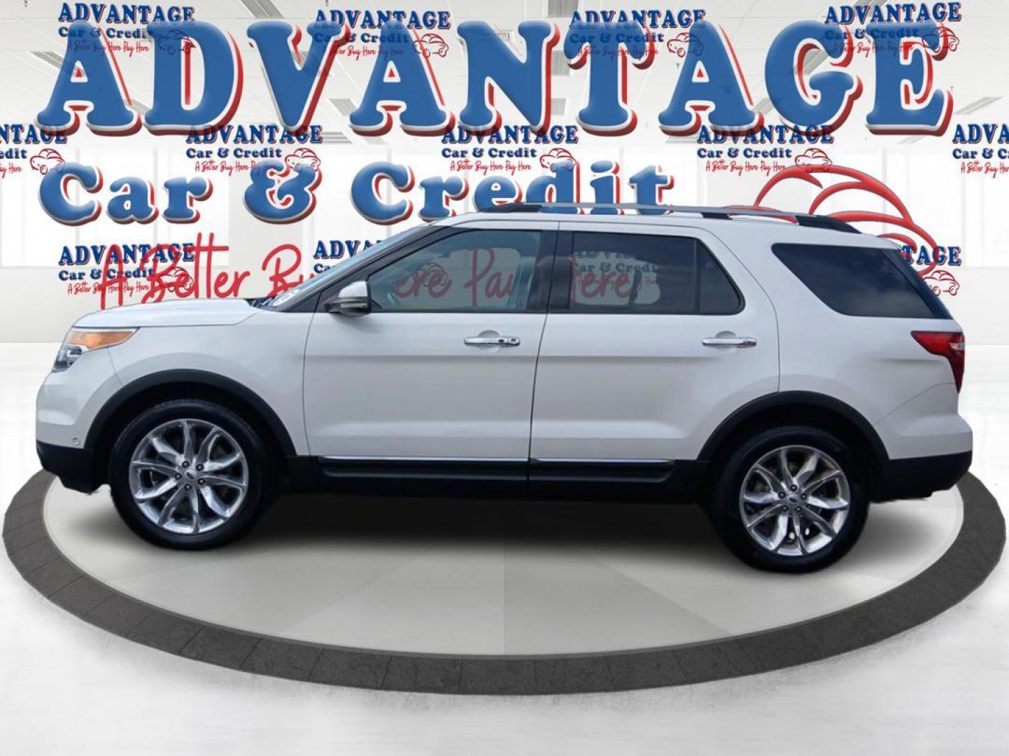 2015 White Platinum Metallic Tri-coat Ford Explorer (1FM5K8F82FG) with an 3.5L V6 DOHC 24V engine, 6-Speed Automatic transmission, located at 1099 N County Rd 25A , Troy, OH, 45373, (937) 908-9800, 40.057079, -84.212883 - Photo#5