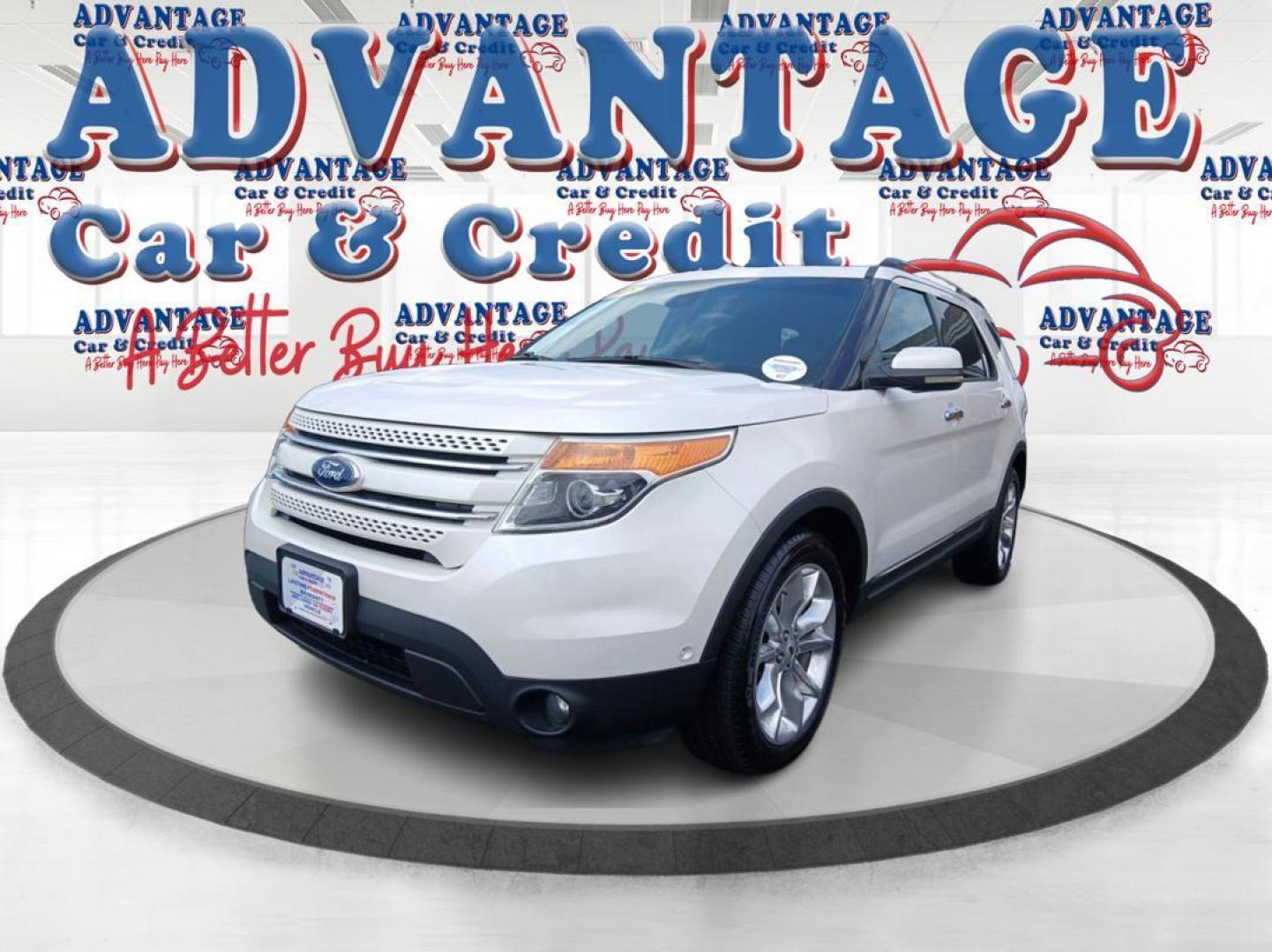 2015 White Platinum Metallic Tri-coat Ford Explorer (1FM5K8F82FG) with an 3.5L V6 DOHC 24V engine, 6-Speed Automatic transmission, located at 1099 N County Rd 25A , Troy, OH, 45373, (937) 908-9800, 40.057079, -84.212883 - Photo#7