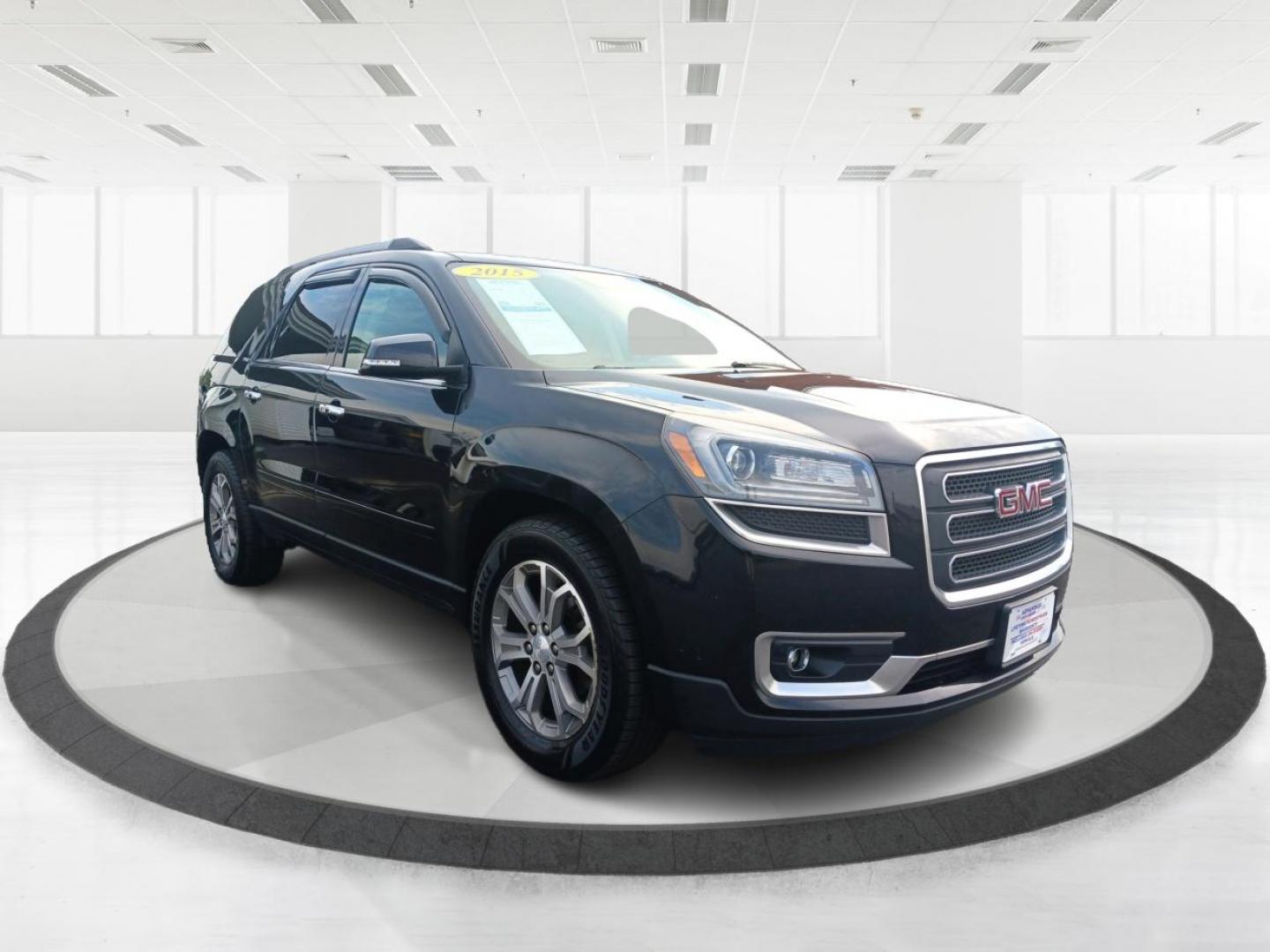 2015 Carbon Black Metallic GMC Acadia SLT-1 AWD (1GKKVRKD4FJ) with an 3.6L V6 DOHC 24V engine, 6-Speed Automatic transmission, located at 1230 East Main St, Xenia, OH, 45385, (937) 908-9800, 39.688026, -83.910172 - Photo#0