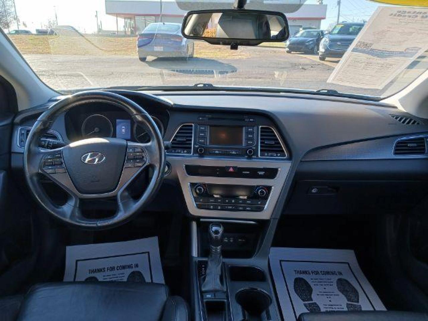 2015 Quartz White Pearl Hyundai Sonata Sport (5NPE34AF4FH) with an 2.4L L4 DOHC 16V engine, 6-Speed Automatic transmission, located at 1951 S Dayton Lakeview Rd., New Carlisle, OH, 45344, (937) 908-9800, 39.890999, -84.050255 - Photo#7