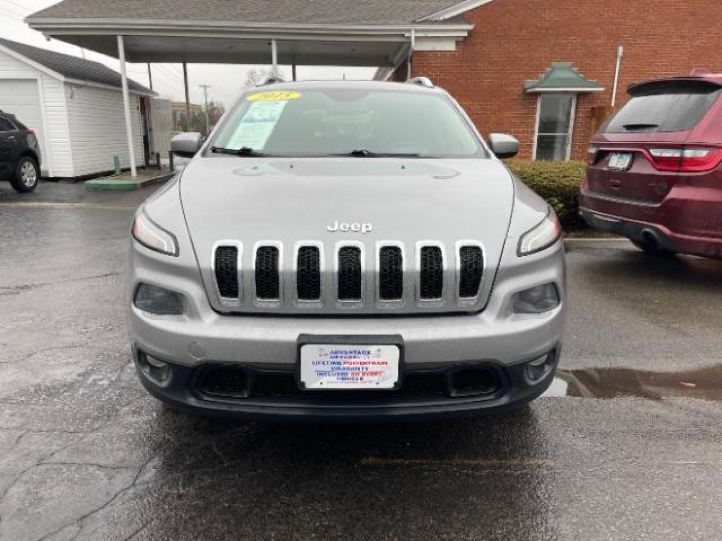 2015 Billet Silver Metallic CC Jeep Cherokee Latitude 4WD (1C4PJMCBXFW) with an 2.4L L4 DOHC 16V engine, 9-Speed Automatic transmission, located at 1099 N County Rd 25A , Troy, OH, 45373, (937) 908-9800, 40.057079, -84.212883 - Photo#3