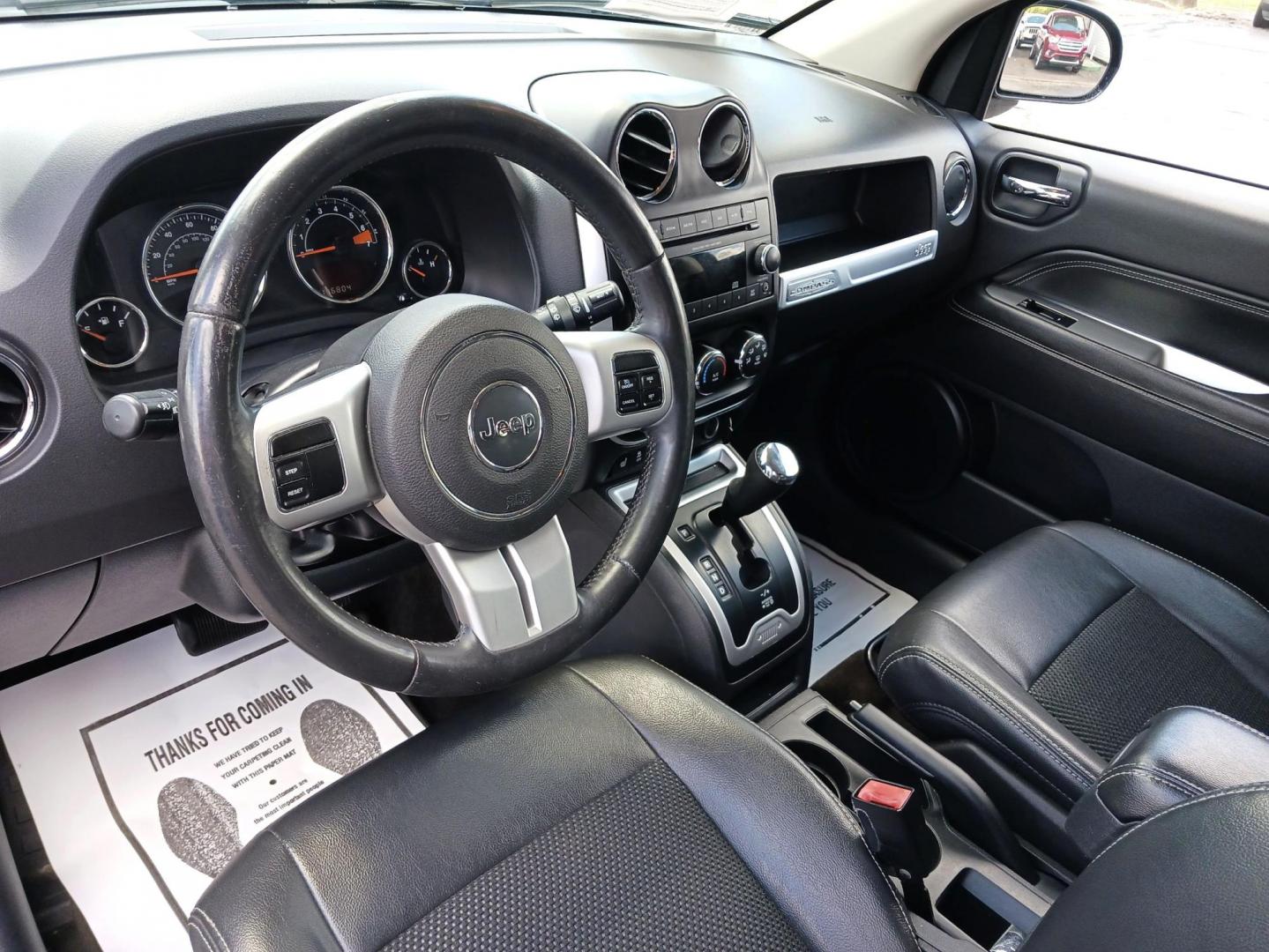 2015 Granite Crystal Metallic Clear Coat Jeep Compass (1C4NJDEB4FD) with an 2.4L L4 DOHC 16V engine, 6-Speed Automatic transmission, located at 1099 N County Rd 25A , Troy, OH, 45373, (937) 908-9800, 40.057079, -84.212883 - Photo#8