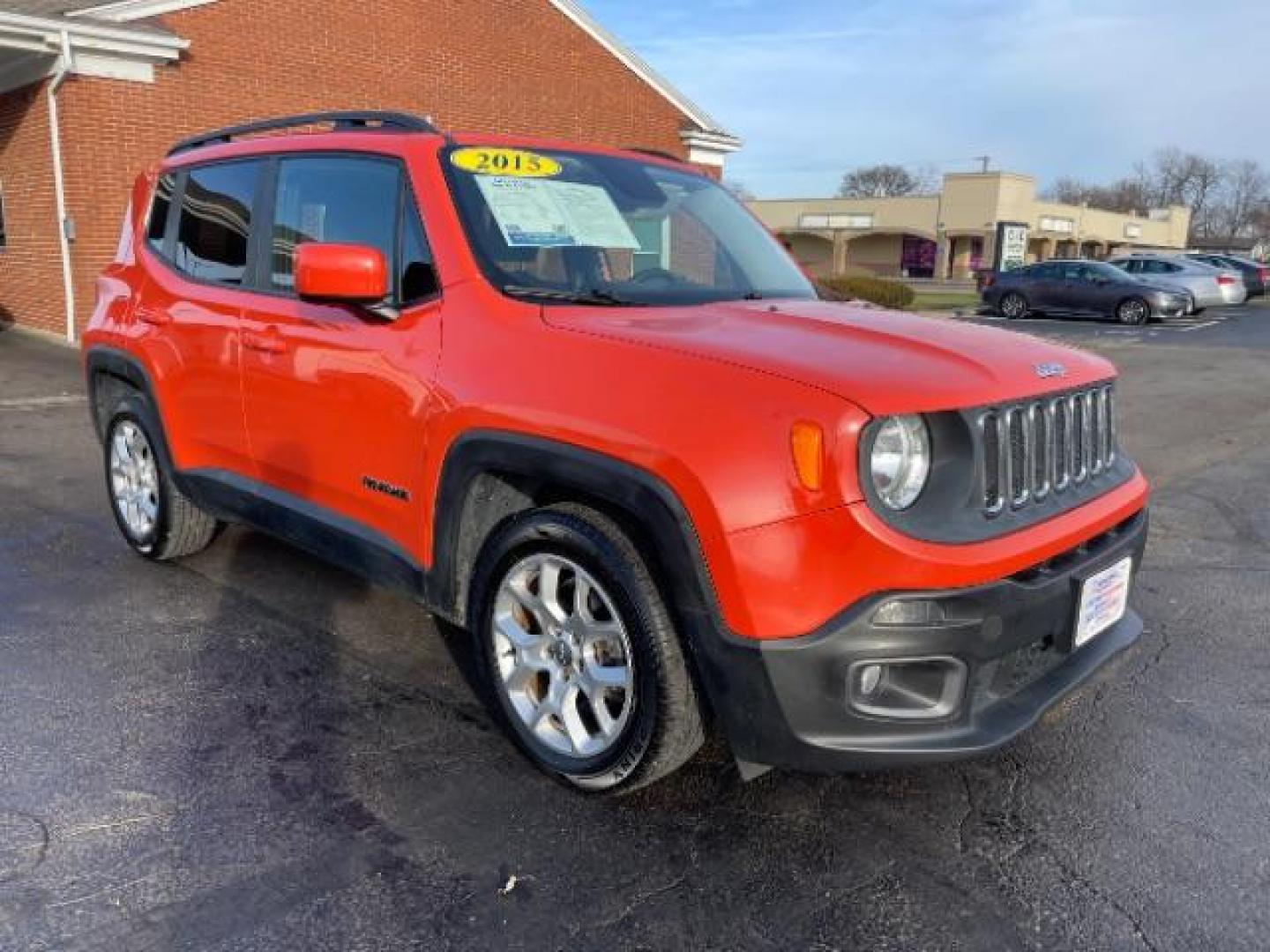 2015 Omaha Orange Jeep Renegade Latitude FWD (ZACCJABT6FP) with an 2.4L L4 DOHC 16V engine, 6-Speed Manual transmission, located at 1184 Kauffman Ave, Fairborn, OH, 45324, (937) 908-9800, 39.807072, -84.030914 - Photo#0