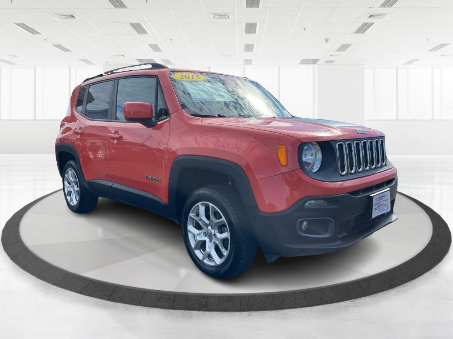 2015 Omaha Orange Jeep Renegade Latitude 4WD (ZACCJBBT2FP) with an 2.4L L4 engine, 6-Speed Manual transmission, located at 1230 East Main St, Xenia, OH, 45385, (937) 908-9800, 39.688026, -83.910172 - Photo#0