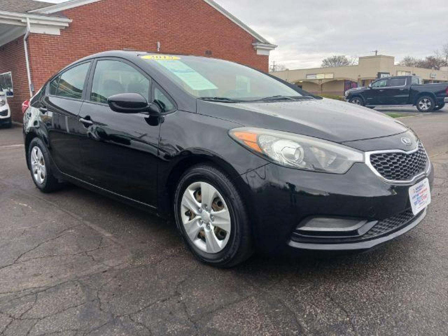 2015 Aurora Black Kia Forte LX (KNAFK4A64F5) with an 1.8L L4 DOHC 16V engine, located at 1184 Kauffman Ave, Fairborn, OH, 45324, (937) 908-9800, 39.807072, -84.030914 - Photo#0