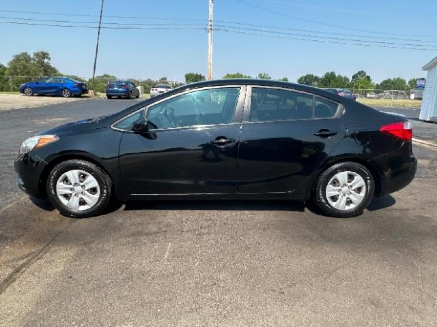 2015 Aurora Black Kia Forte LX (KNAFK4A68F5) with an 1.8L L4 DOHC 16V engine, located at 1951 S Dayton Lakeview Rd., New Carlisle, OH, 45344, (937) 908-9800, 39.890999, -84.050255 - Photo#3