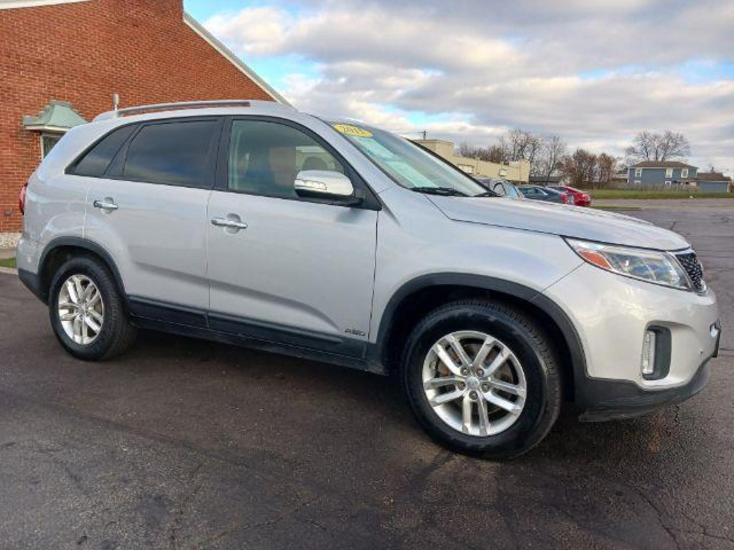 2015 Titanium Silver Kia Sorento LX AWD (5XYKTCA66FG) with an 2.4L L4 DOHC 16V engine, 6-Speed Automatic transmission, located at 401 Woodman Dr, Riverside, OH, 45431, (937) 908-9800, 39.760899, -84.123421 - Photo#0