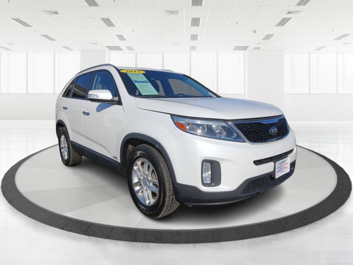 2015 Snow White Pearl Kia Sorento LX AWD (5XYKTDA64FG) with an 2.4L L4 DOHC 16V engine, 6-Speed Automatic transmission, located at 4508 South Dixie Dr, Moraine, OH, 45439, (937) 908-9800, 39.689976, -84.218452 - Photo#0